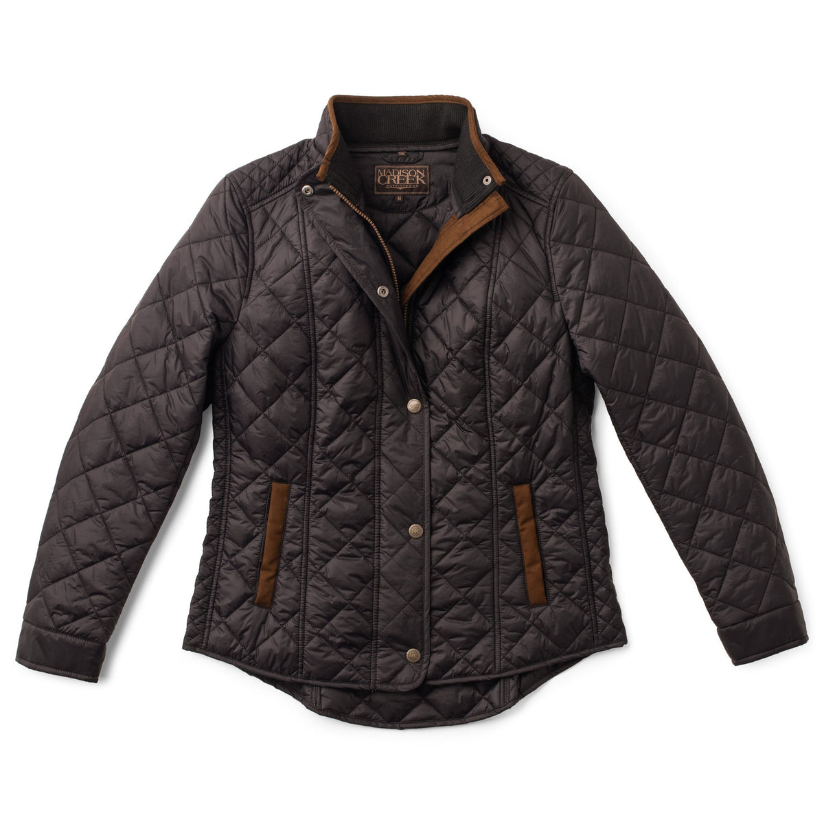 Georgia Quilted Nylon Jacket - Black