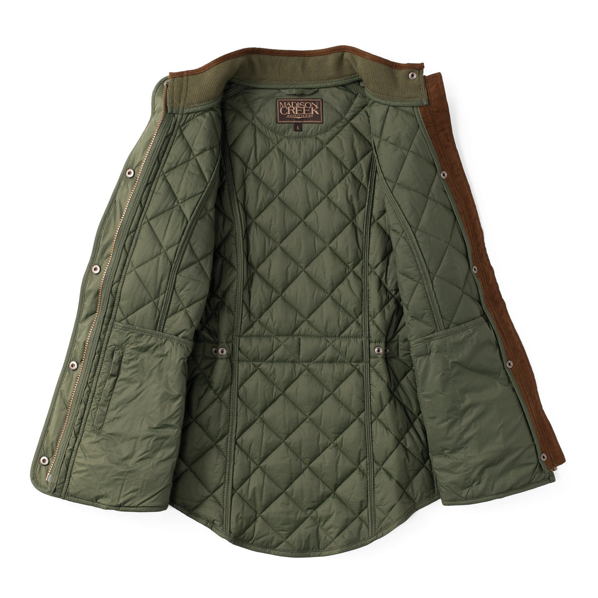 Georgia Quilted Nylon Jacket - Pine