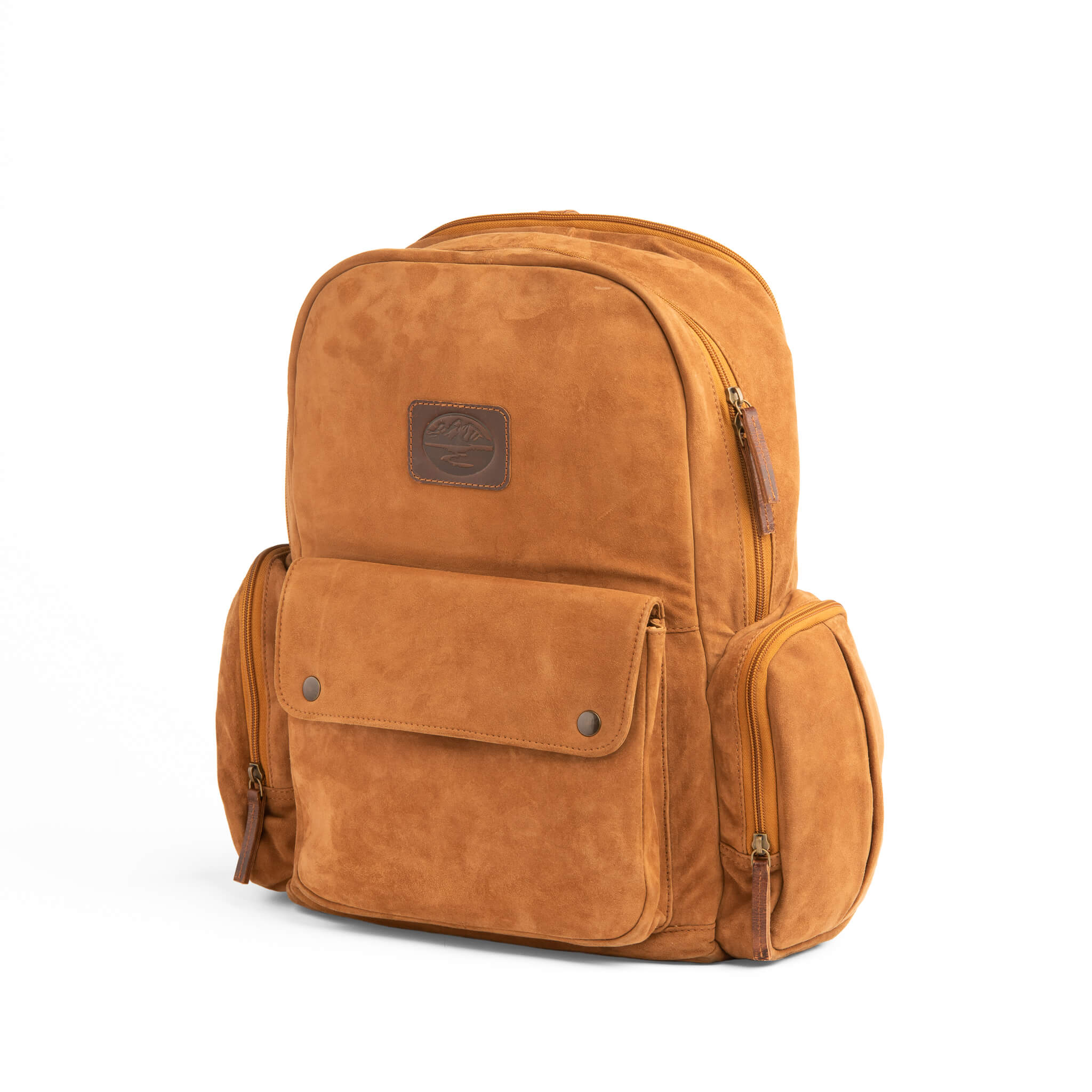 【AAKE】SUEDE STRAP BACKPACK Plains Goat Suede Leather Backpack - Madison Creek Outfitters