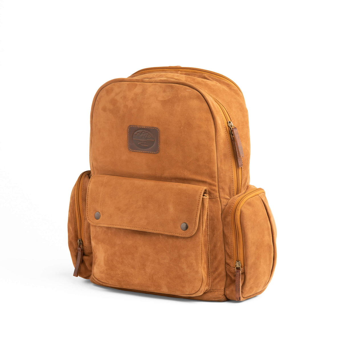 Goat Suede Leather Backpack