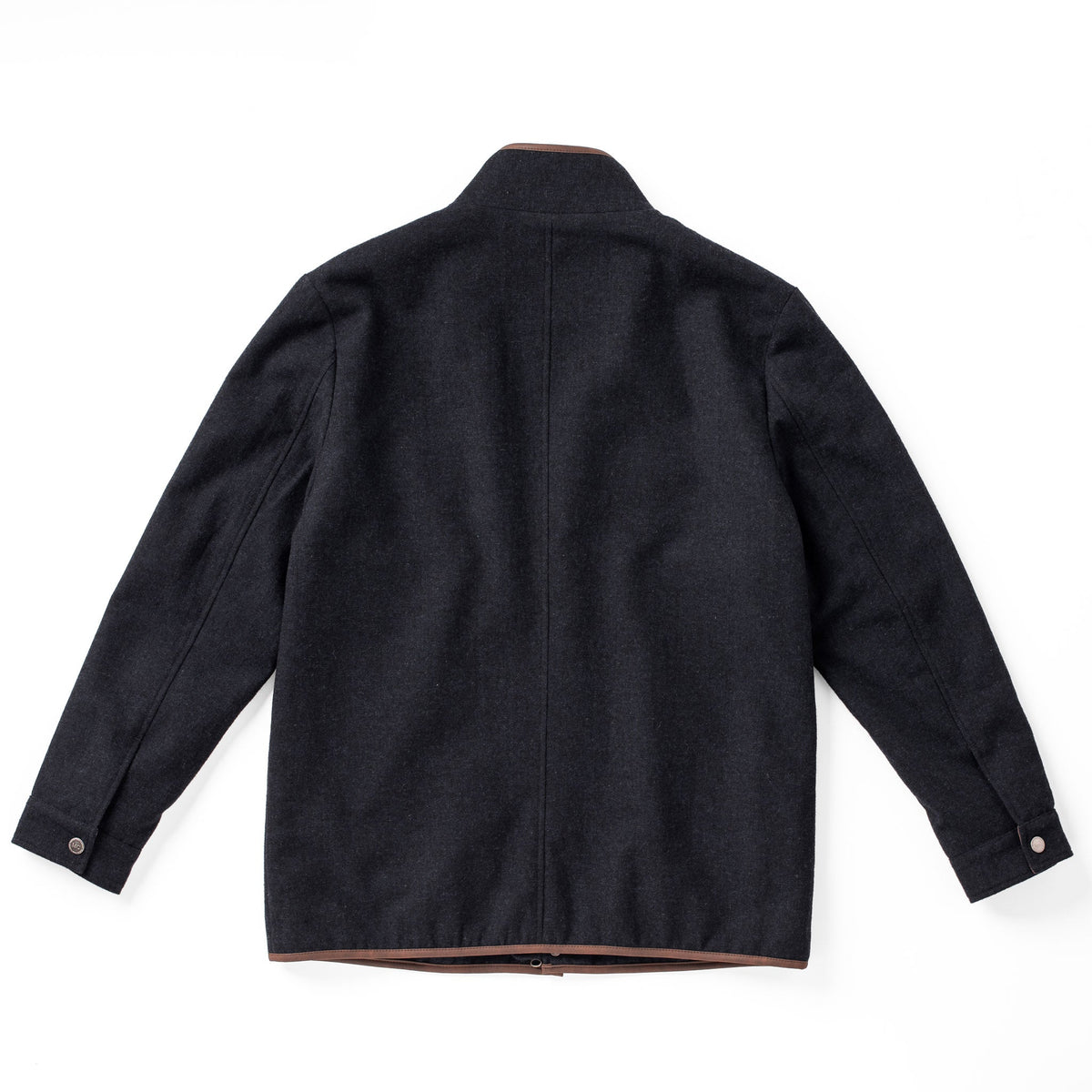 Grayson Wool Blend Shirt Jacket - Navy