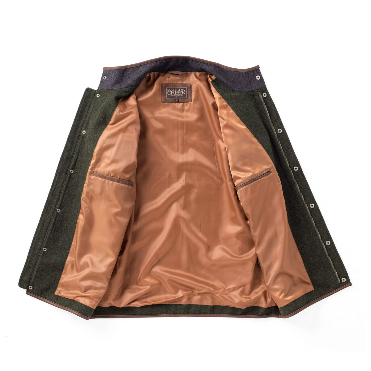 Grayson Wool Blend Shirt Jacket - Pine