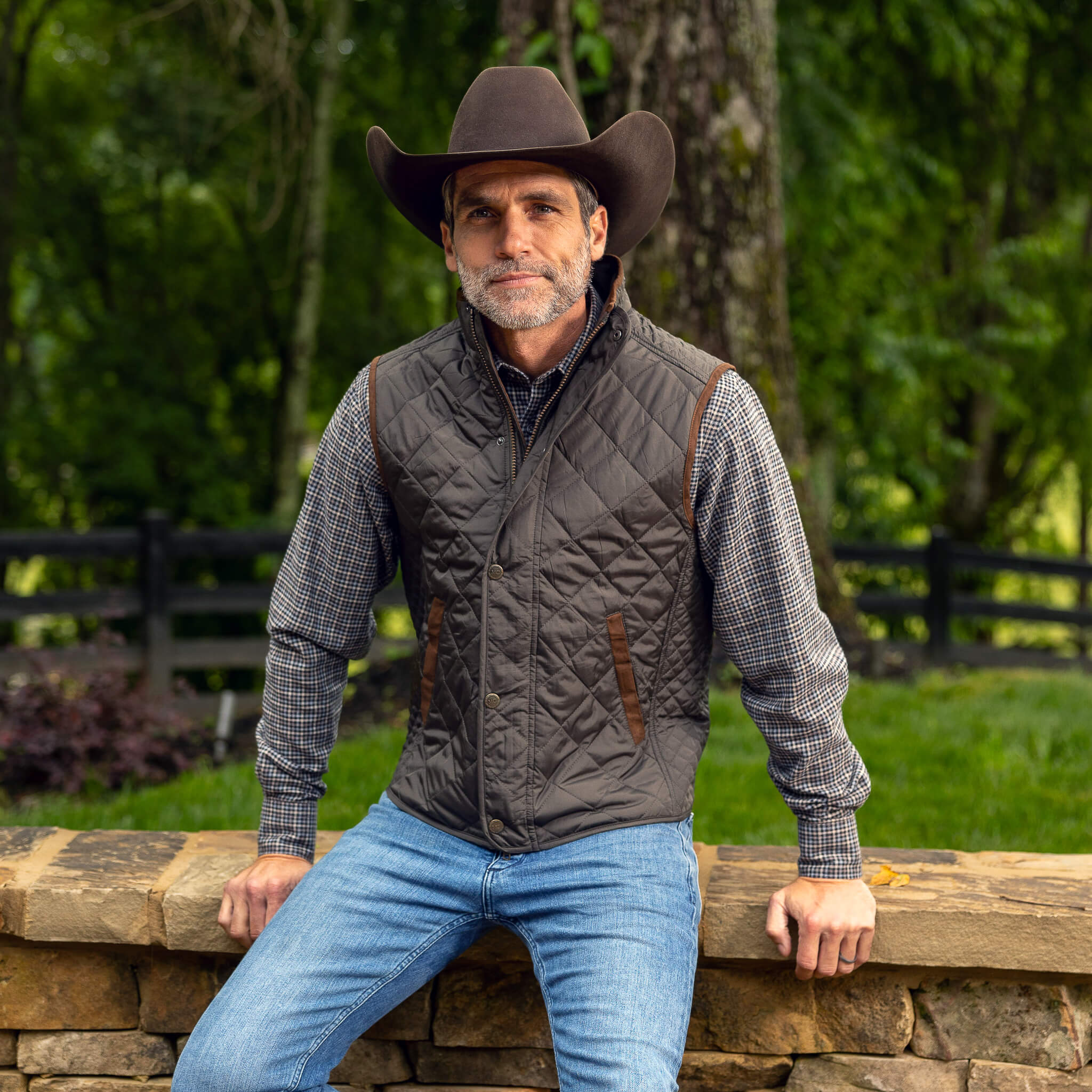 Greenville Diamond Quilted Nylon Vest - Madison Creek Outfitters