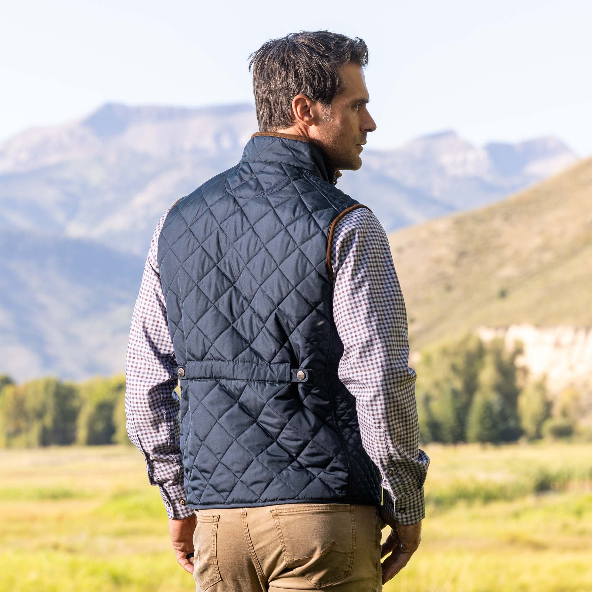 Greenville Diamond Quilted Nylon Vest - Madison Creek Outfitters