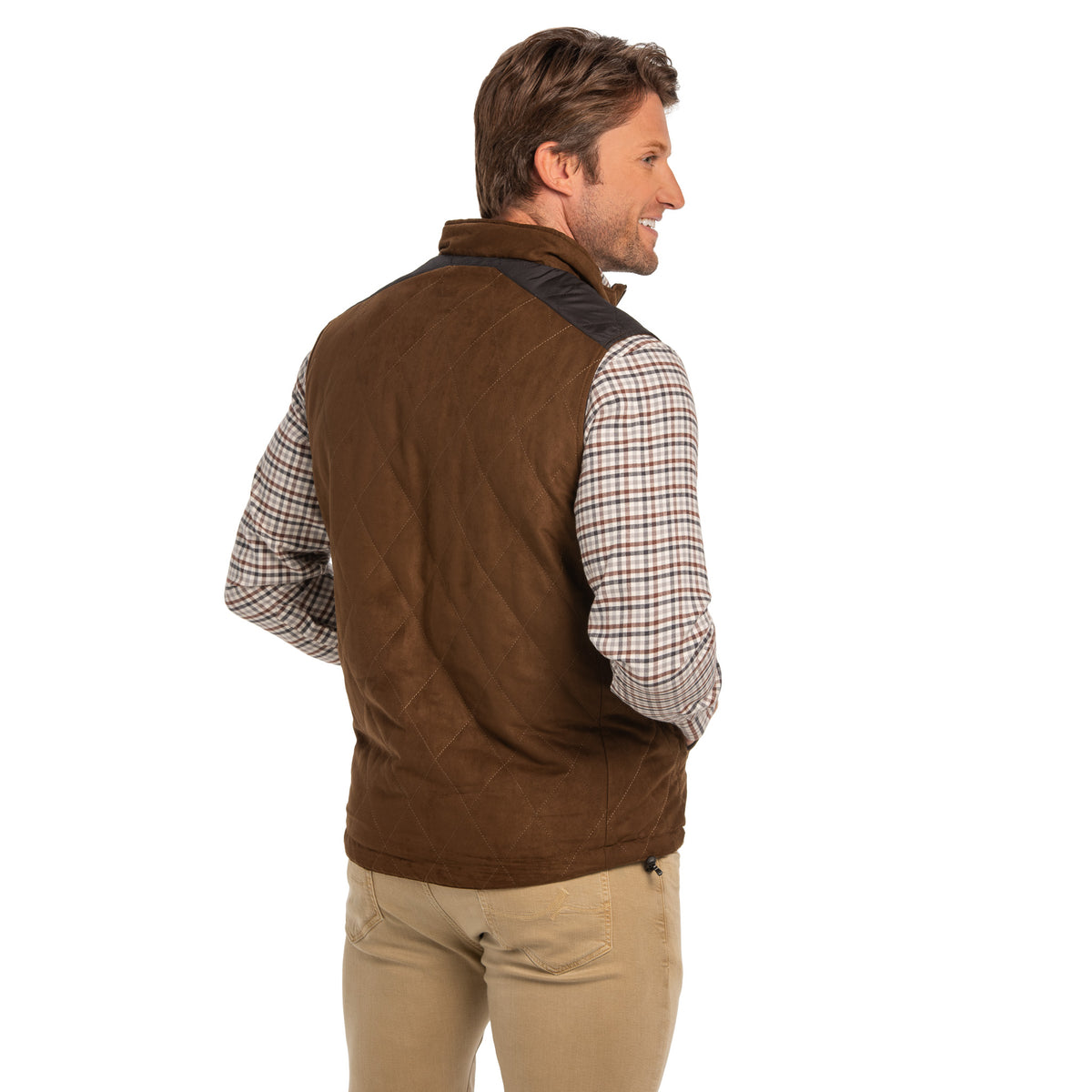 High Point Nylon &amp; Microsuede Reversible Vest