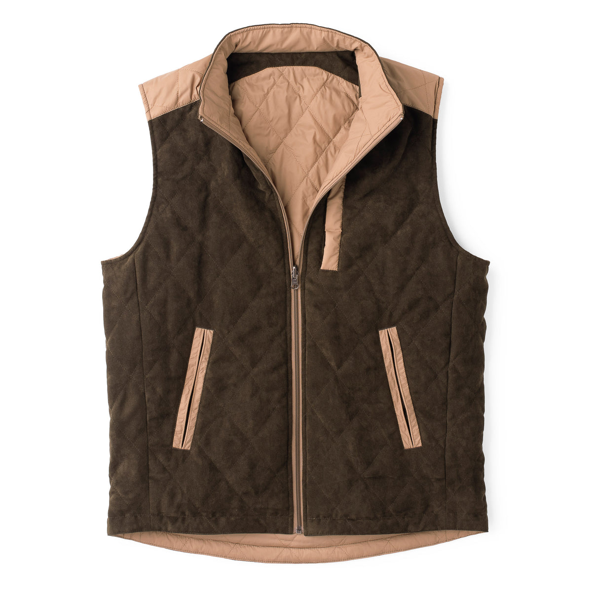 High Point Nylon &amp; Microsuede Reversible Vest