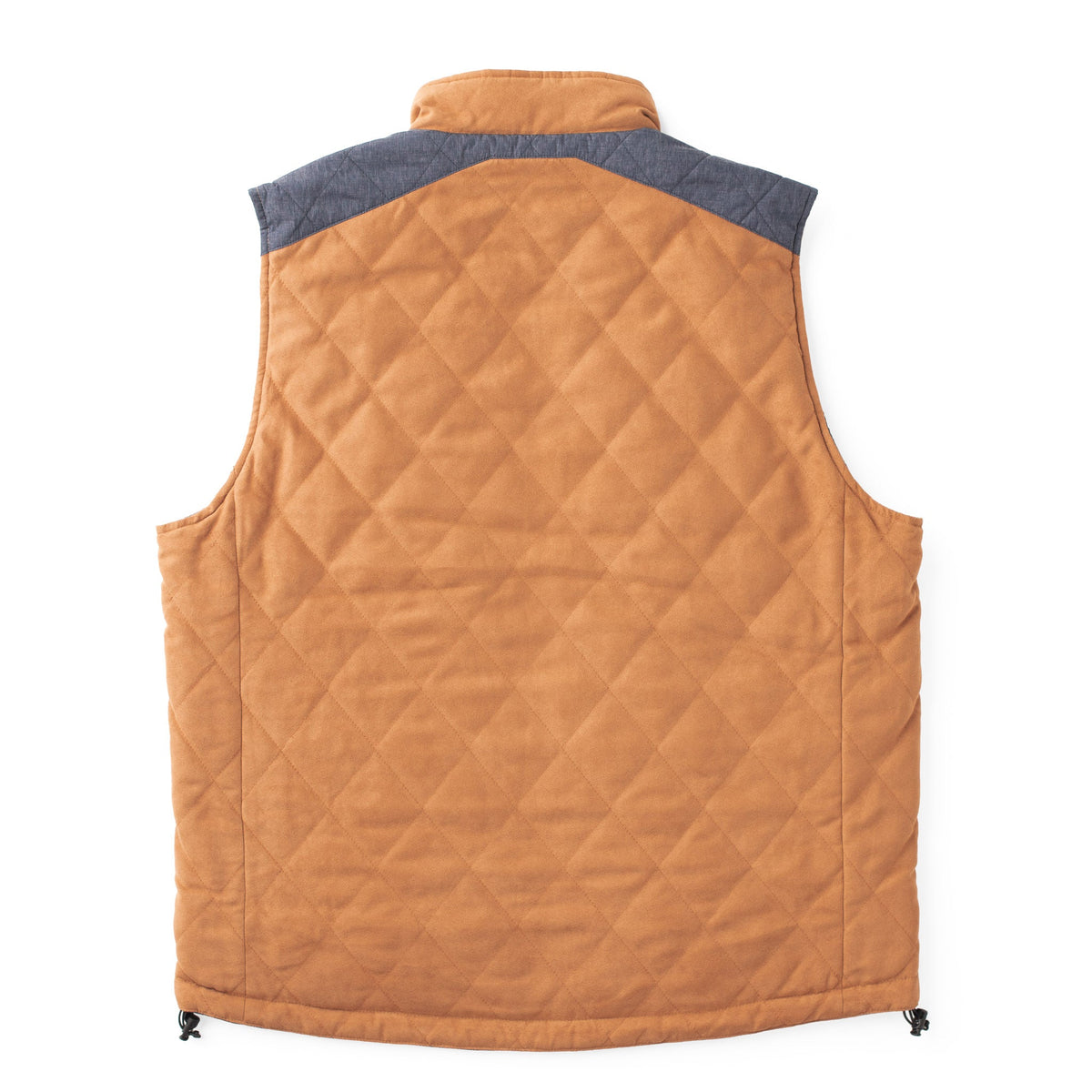 High Point Nylon & Microsuede Reversible Vest - Olive / Taupe