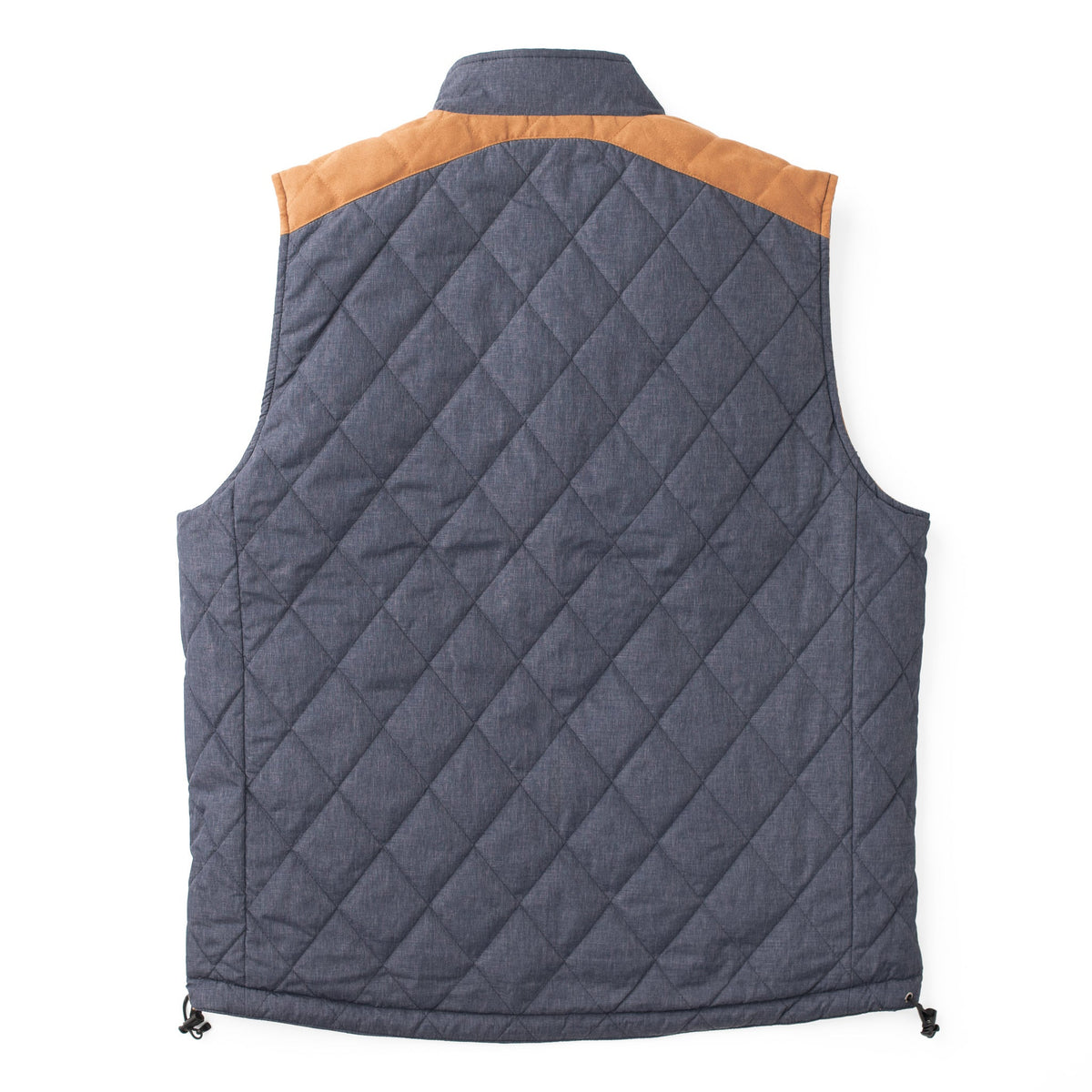 High Point Nylon & Microsuede Reversible Vest - Olive / Taupe