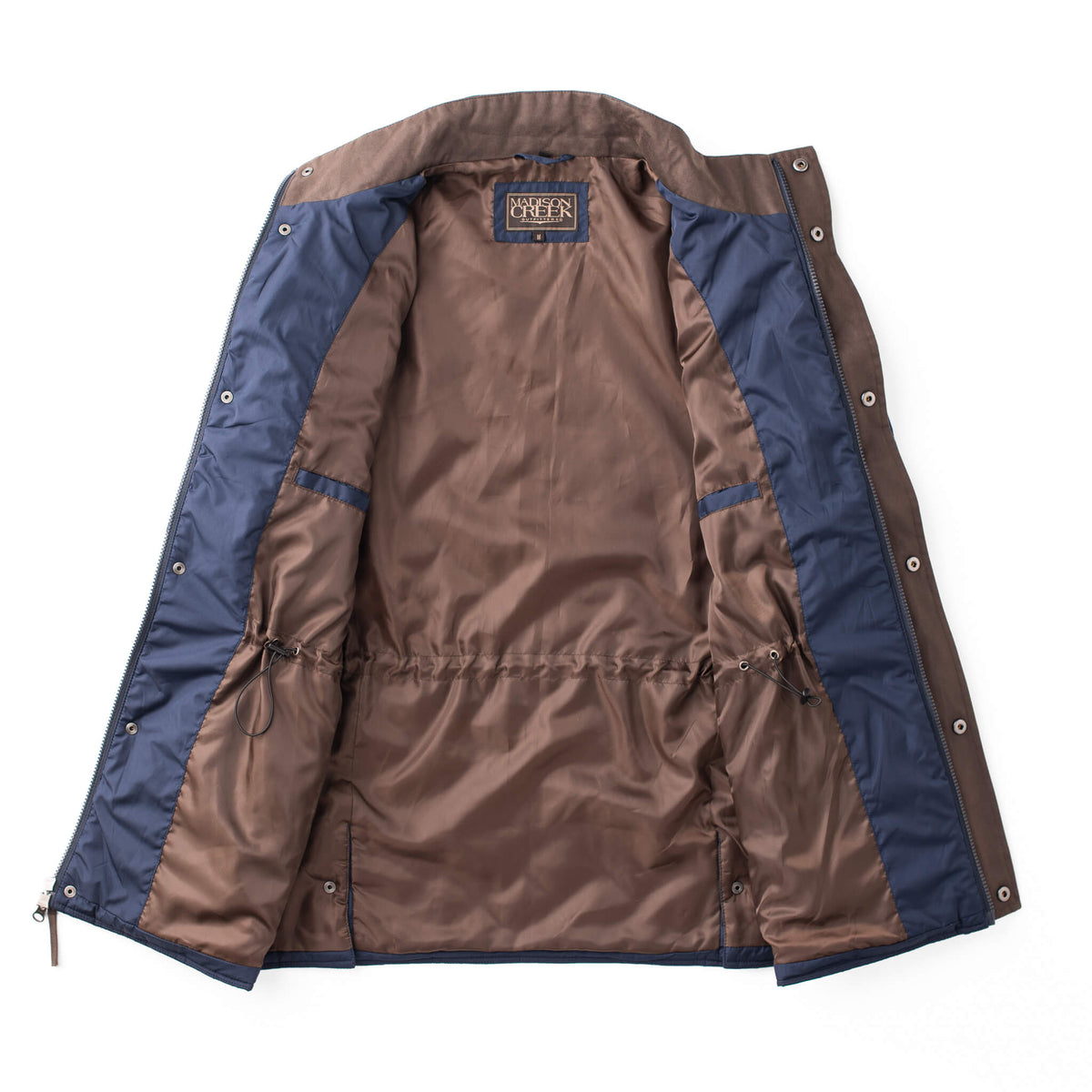 Highlands Diamond Quilted Nylon Jacket - Navy Blue