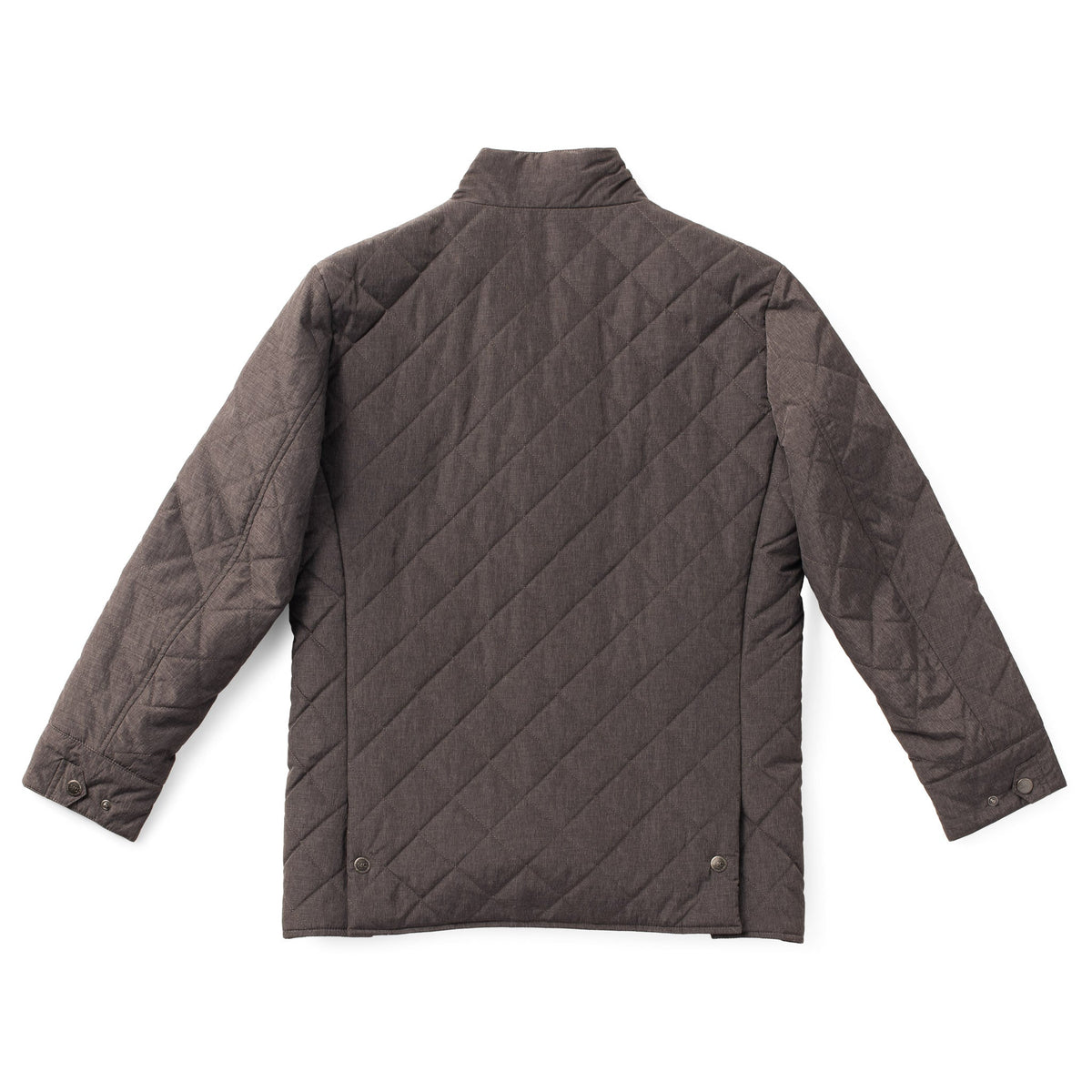 Highlands Diamond Quilted Nylon Jacket - Navy Blue