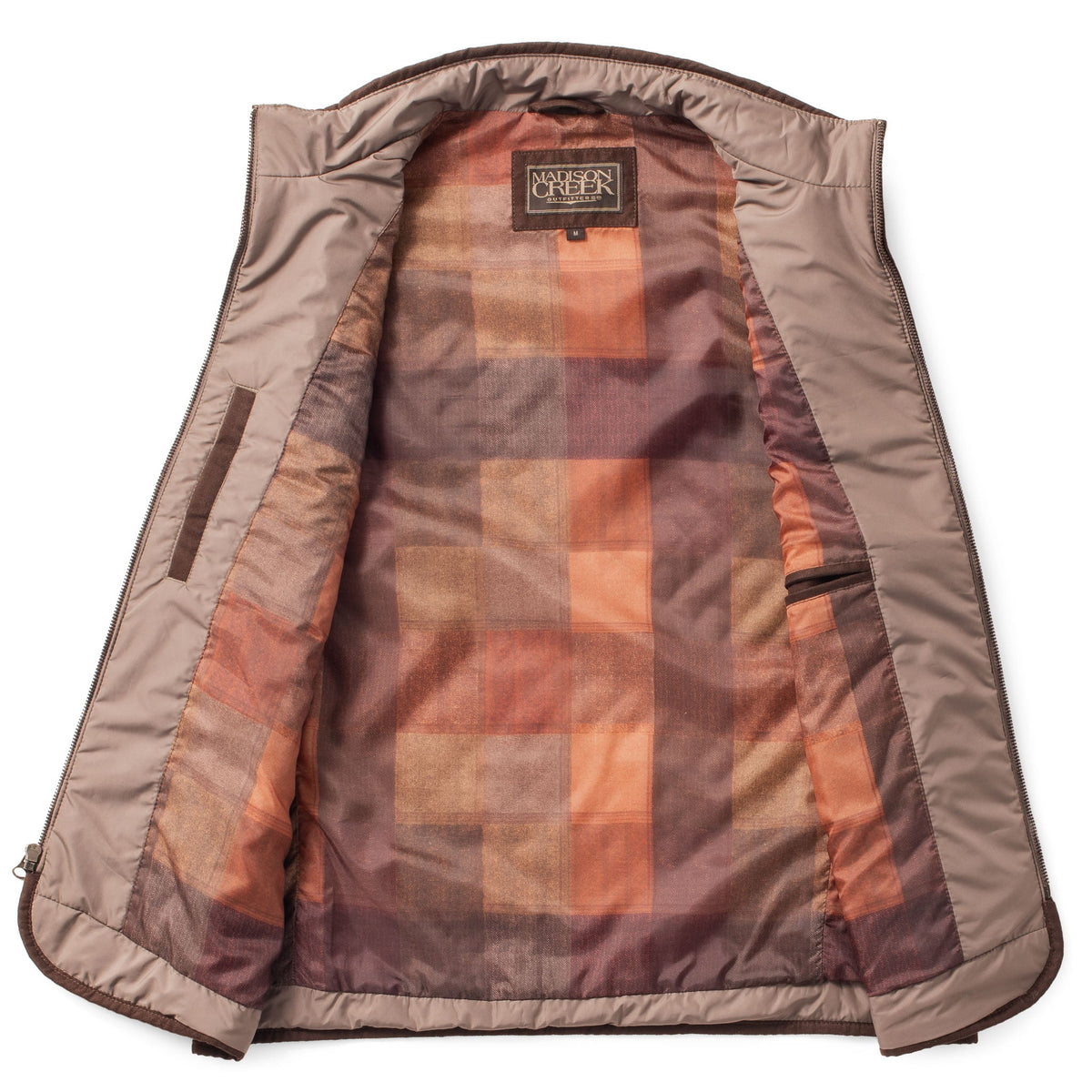 Houston Diamond Quilted Nylon Vest - Copper