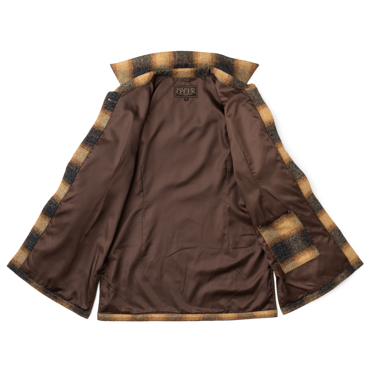 Katie Ombré Plaid Shirt Jacket