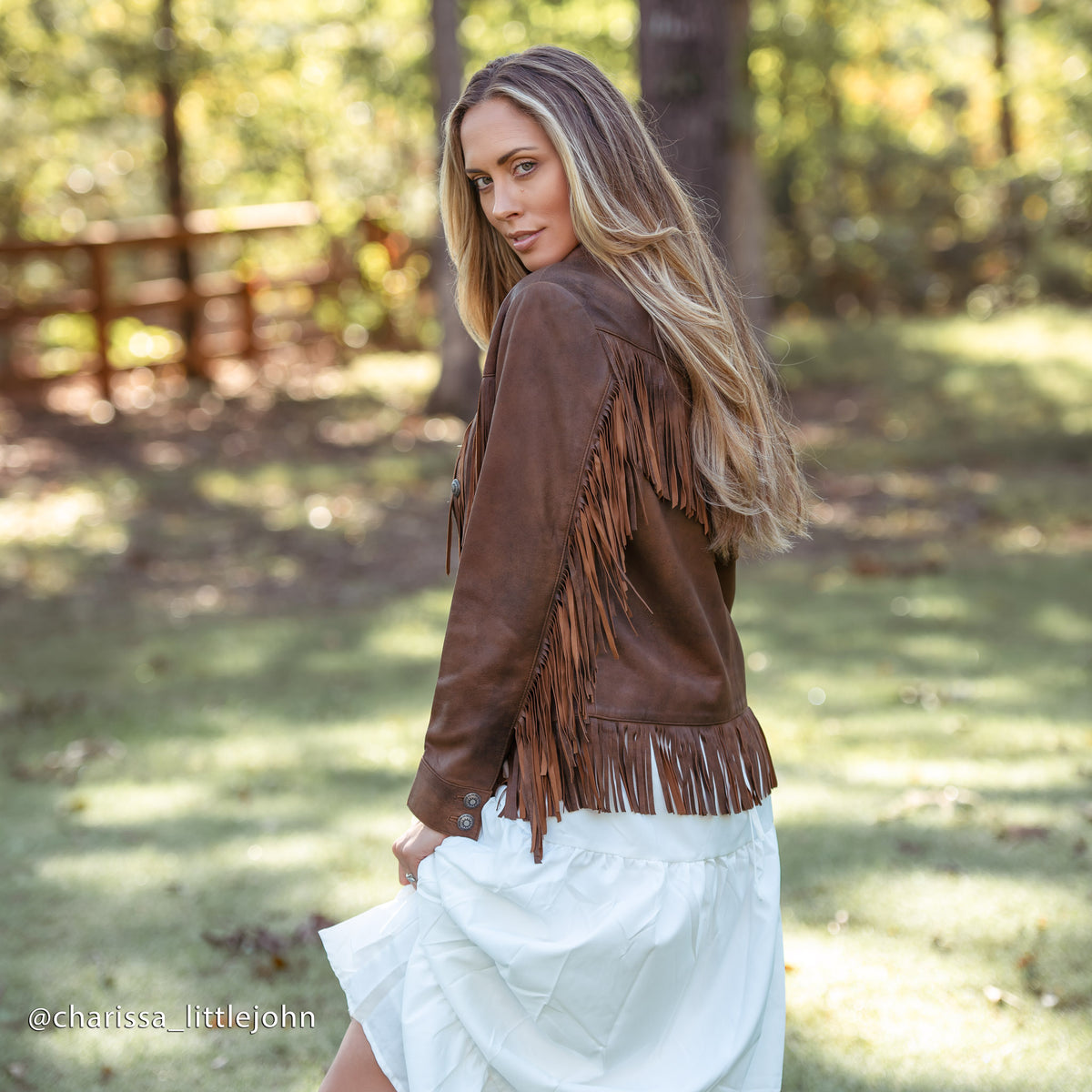 Lea Leather Fringe Jacket