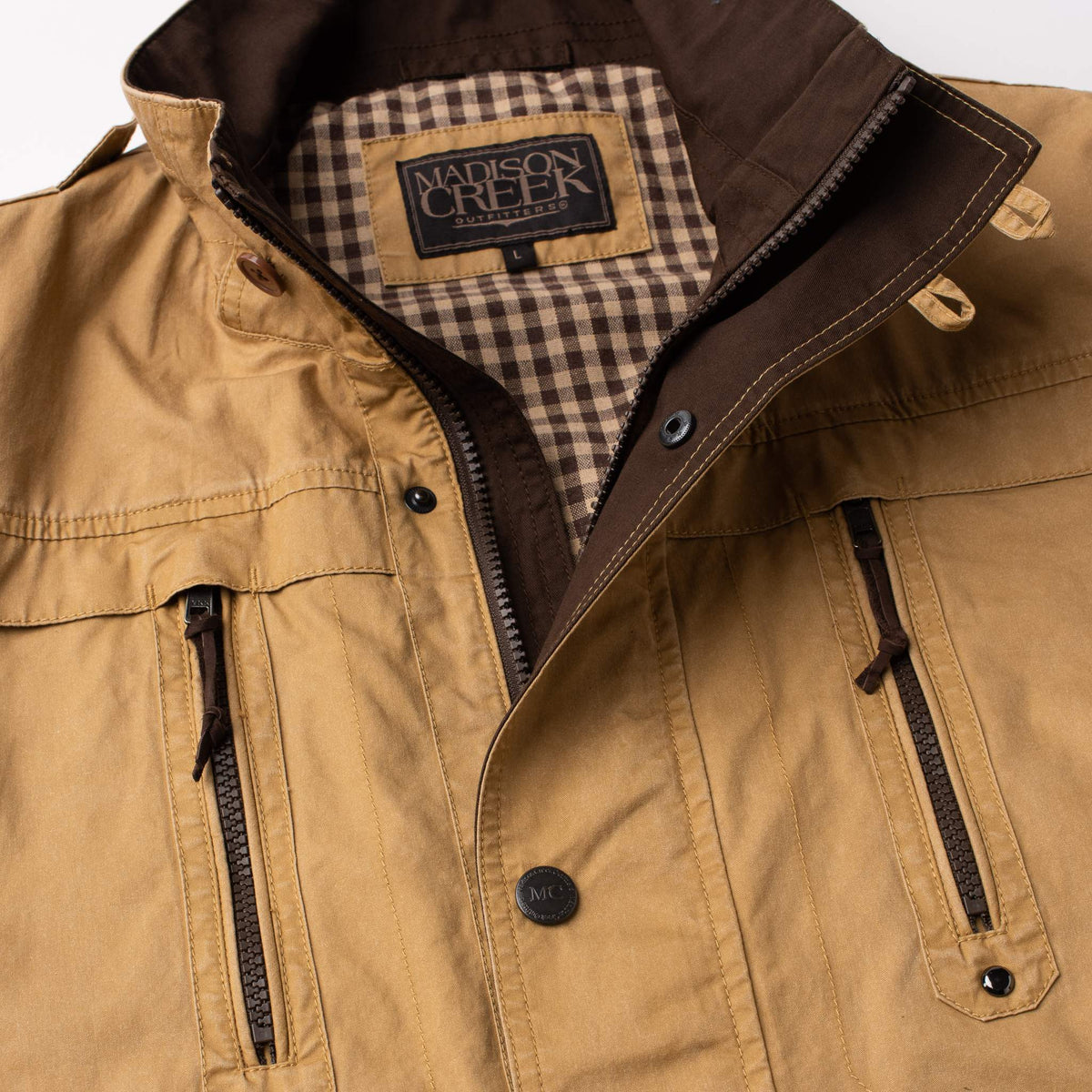 Blowing Rock Vintage-Washed Cotton Jacket - Straw
