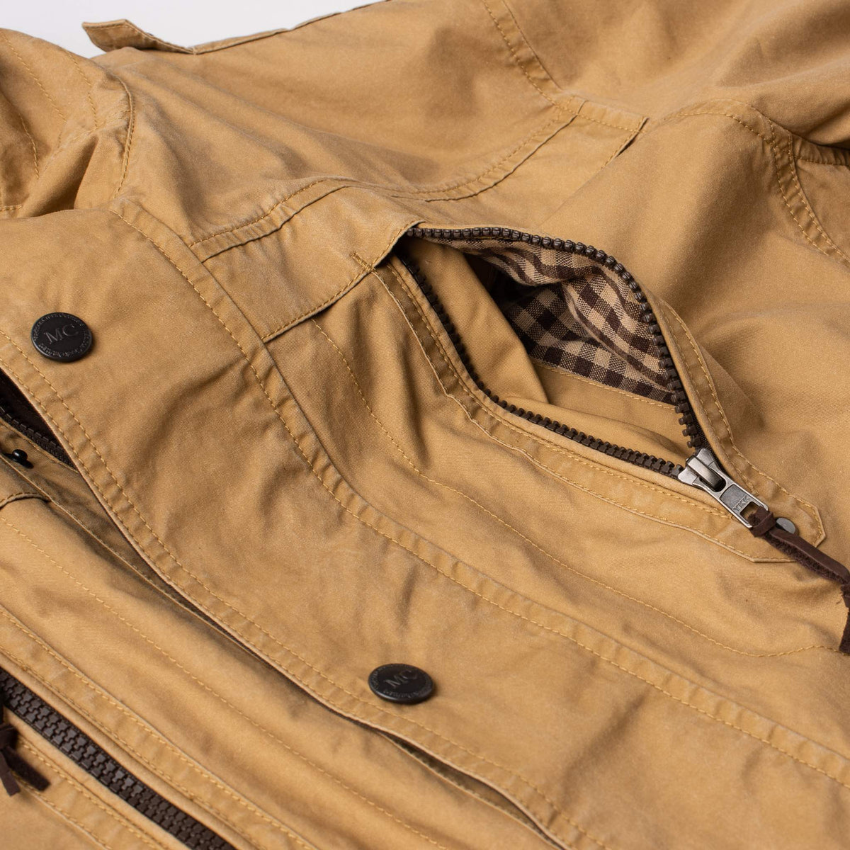 Blowing Rock Vintage-Washed Cotton Jacket - Straw