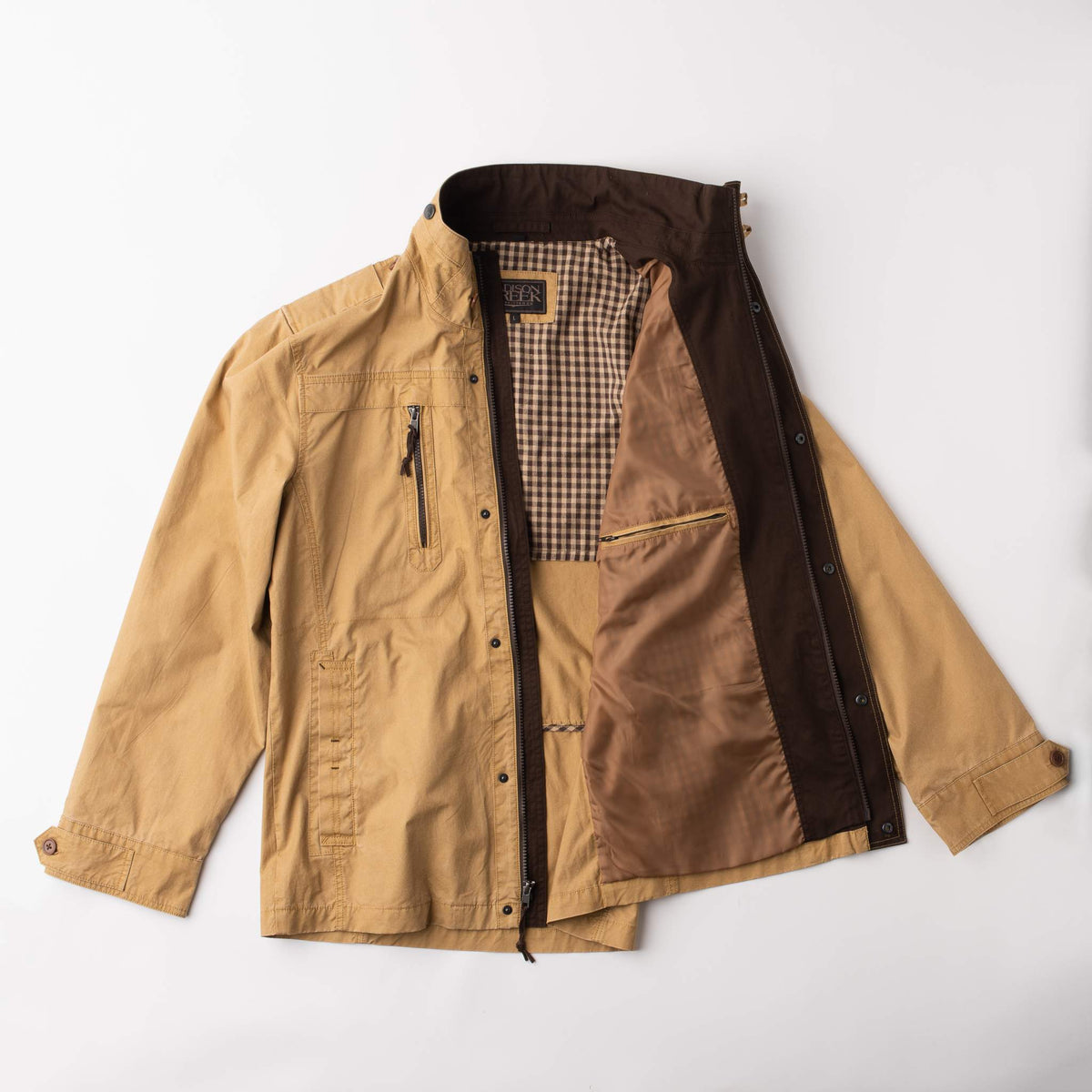 Blowing Rock Vintage-Washed Cotton Jacket – Straw