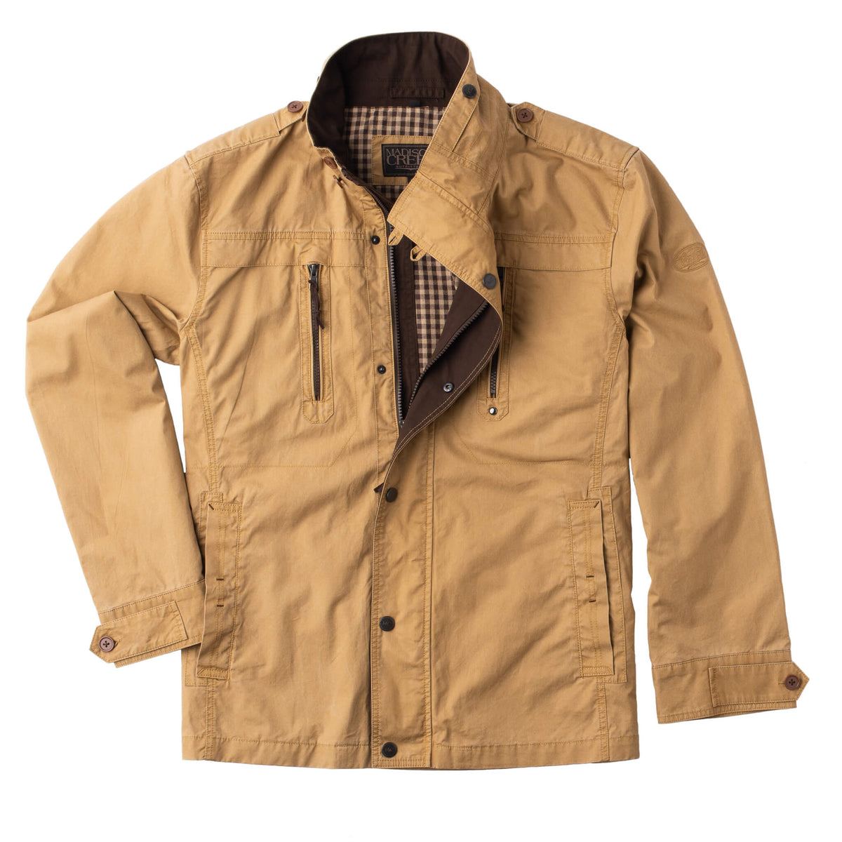 Blowing Rock Vintage-Washed Cotton Jacket – Straw