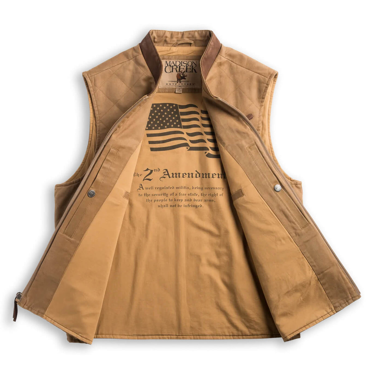 Kennesaw CC Twill Vest - Tan
