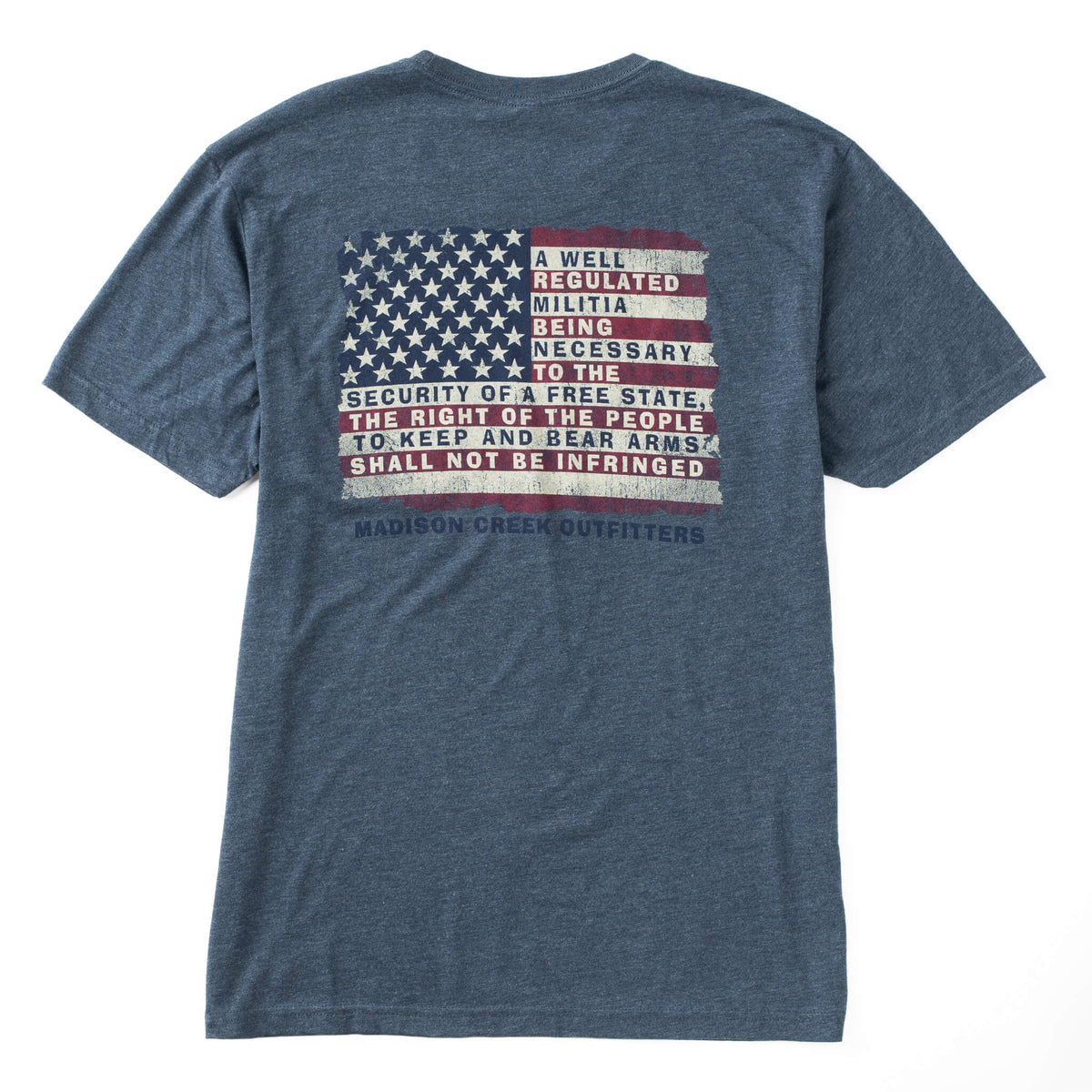 2nd Amendment T-shirt - Heather Navy