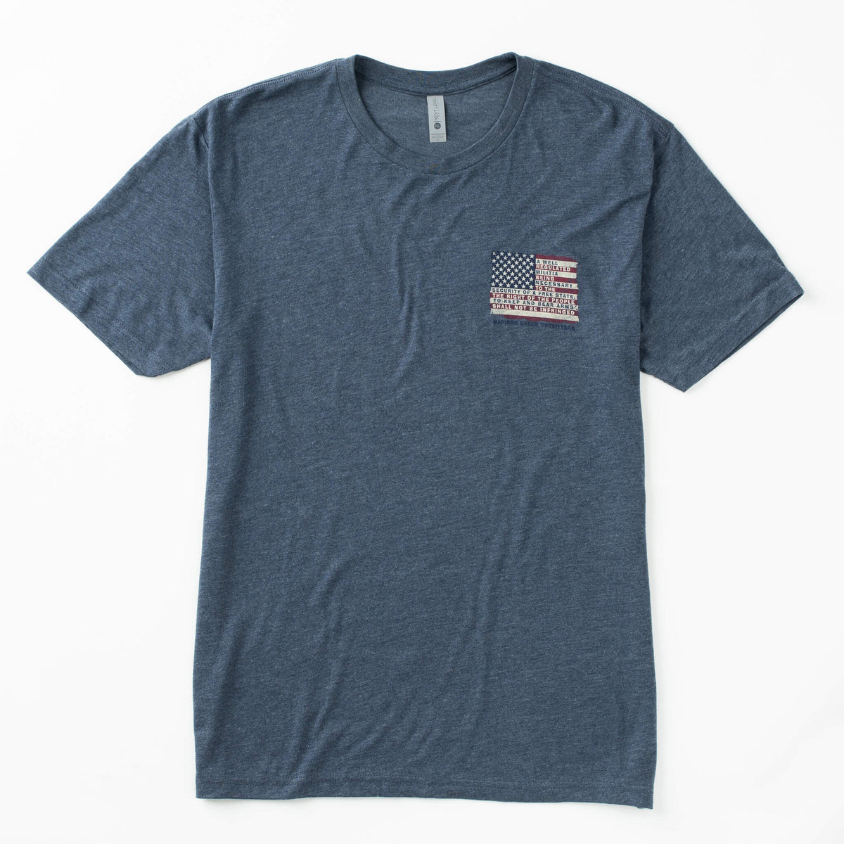 2nd Amendment T-shirt - Heather Navy