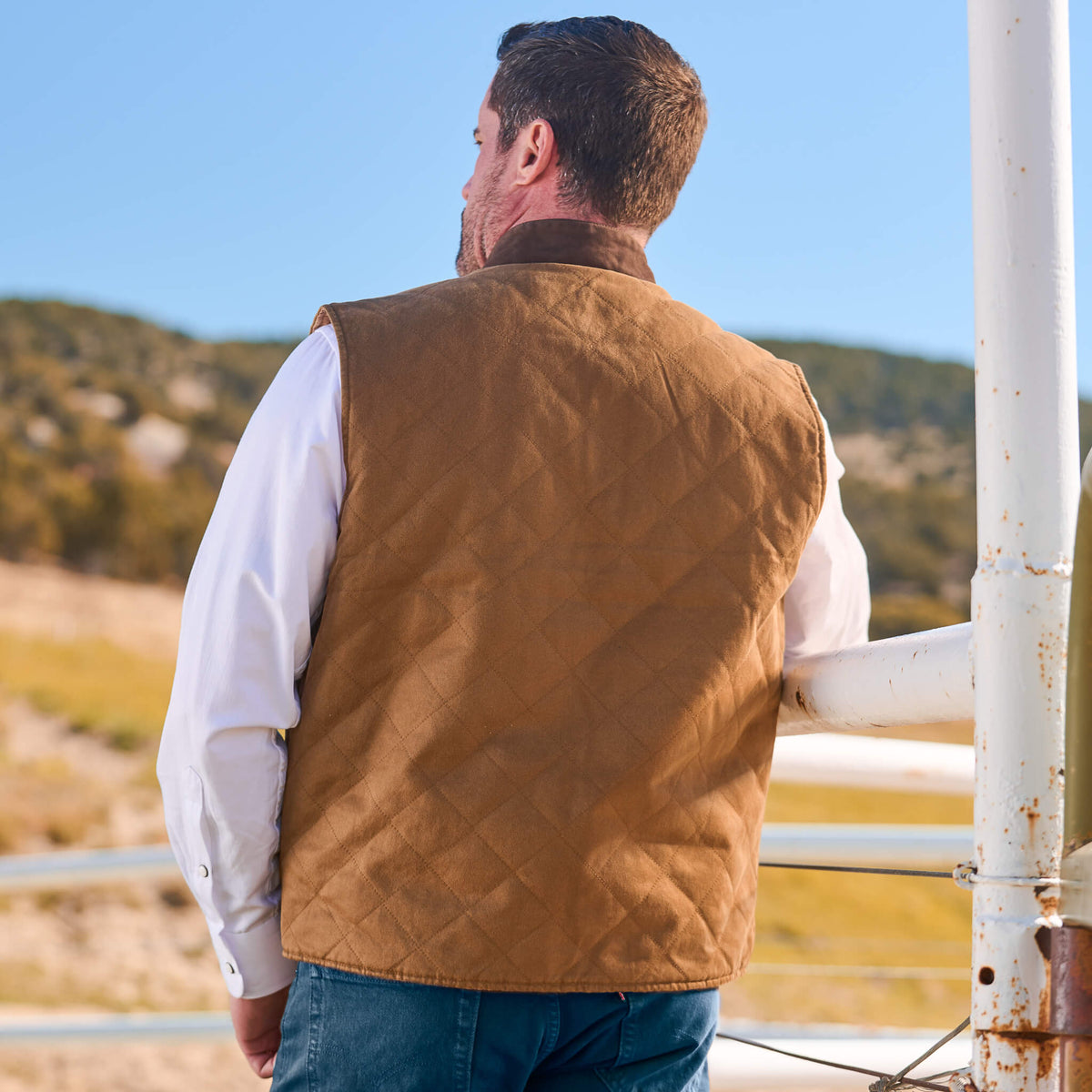 Kennesaw CC Twill Vest - Tan