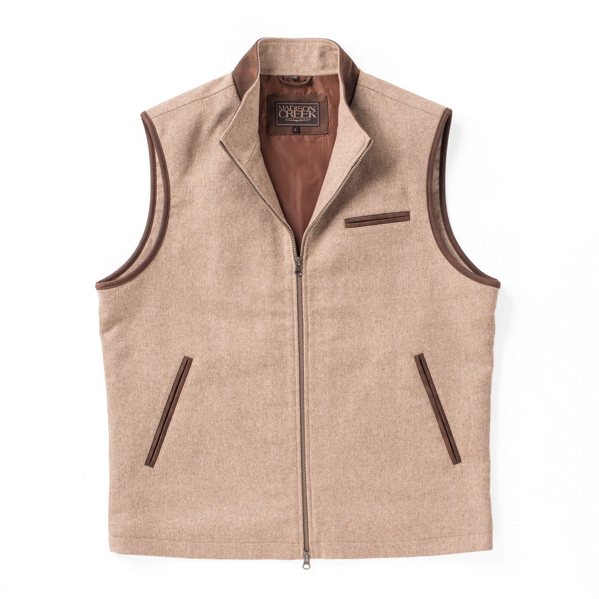 McKinney Wool Blend Vest - Charcoal