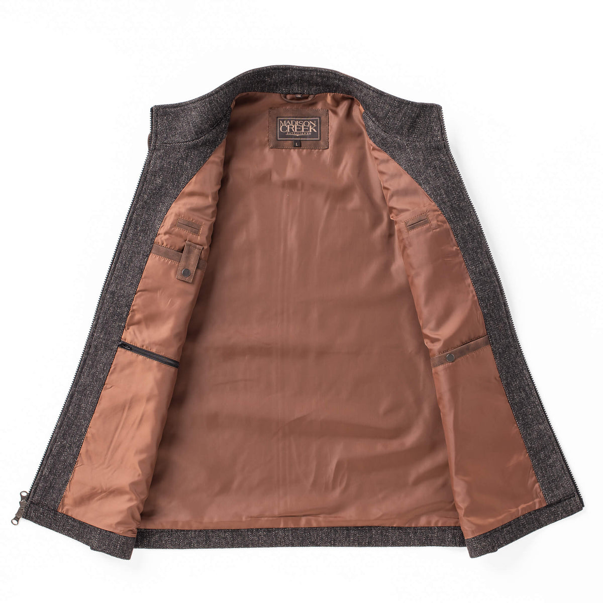 McKinney Wool Blend Vest – Charcoal