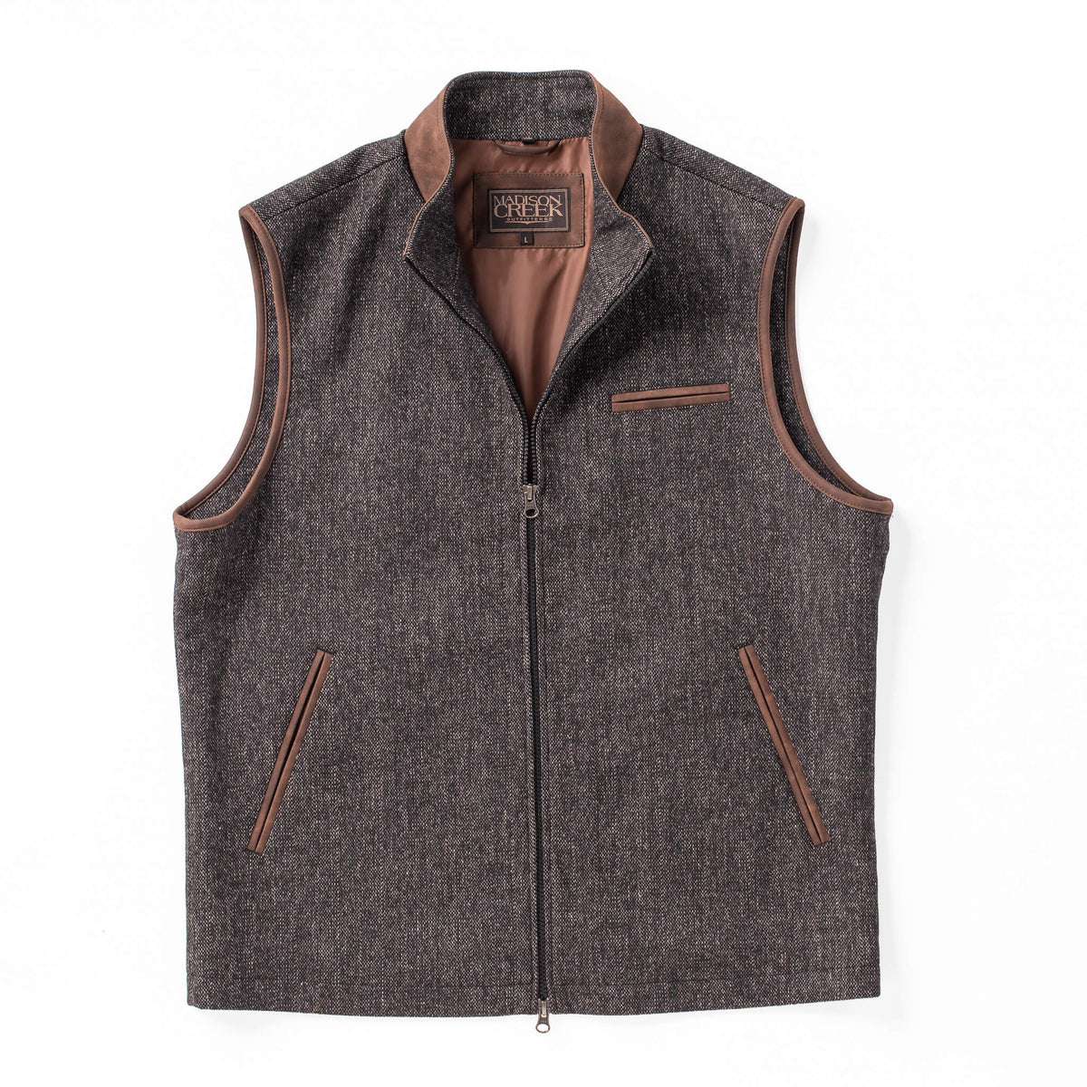 McKinney Wool Blend Vest - Charcoal