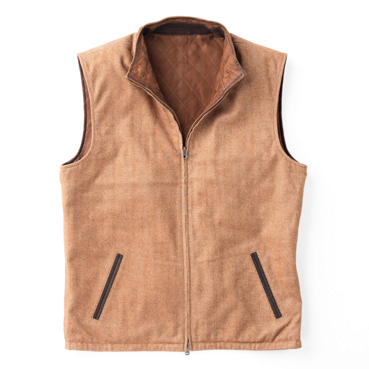 Oxford Reversible Leather Vest