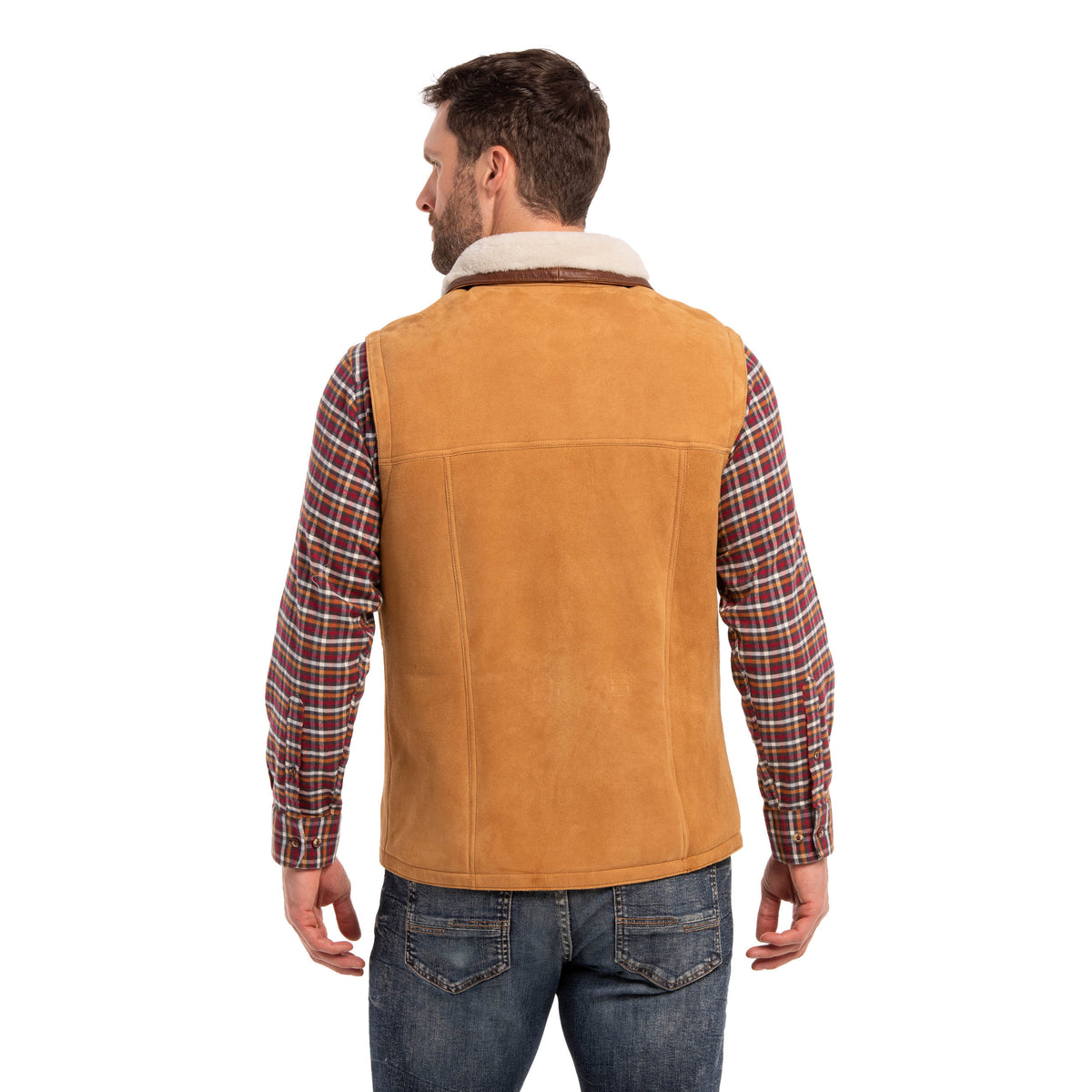 Pitkin Sheepskin Vest - Tan