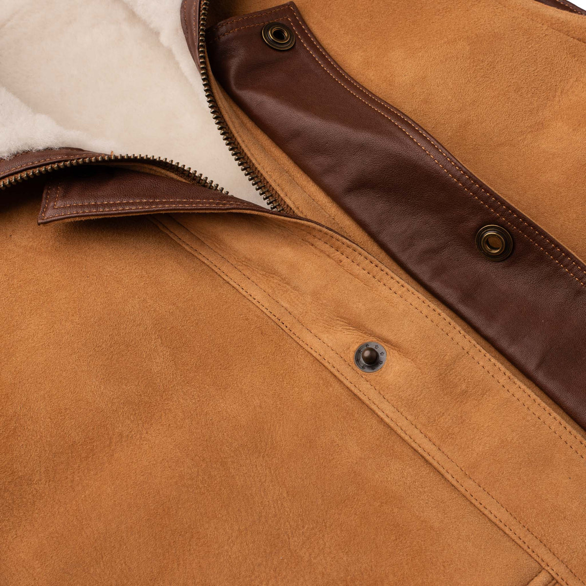 Pitkin Sheepskin Vest - Tan