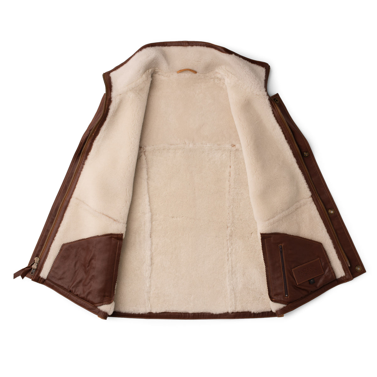 Pitkin Sheepskin Vest - Tan