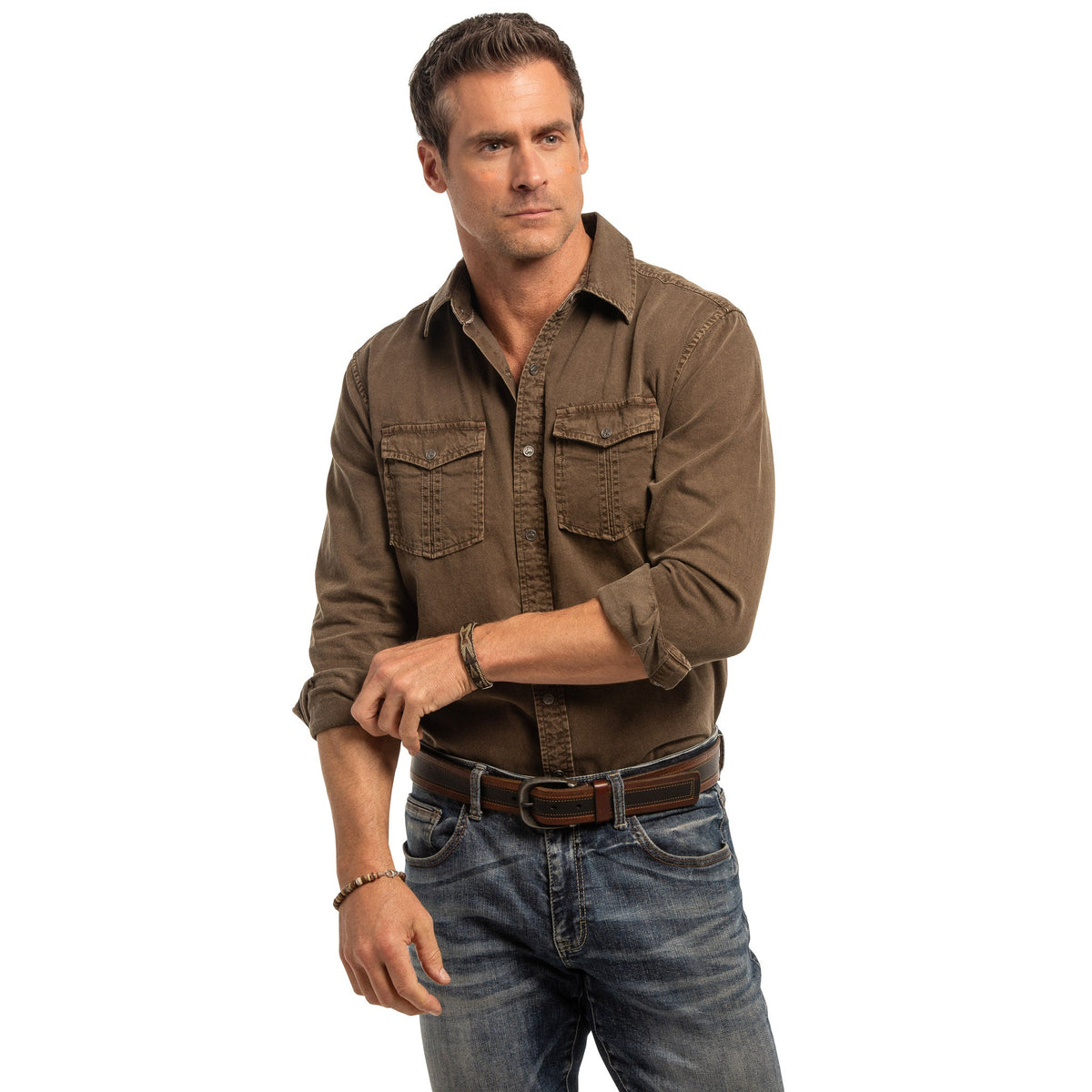 Prescott Shirt - Coffee