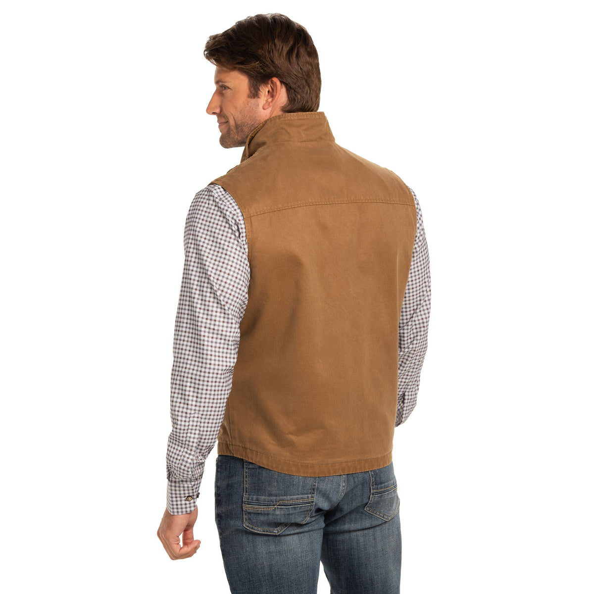 Ranch Lightweight Twill Vest - Tan