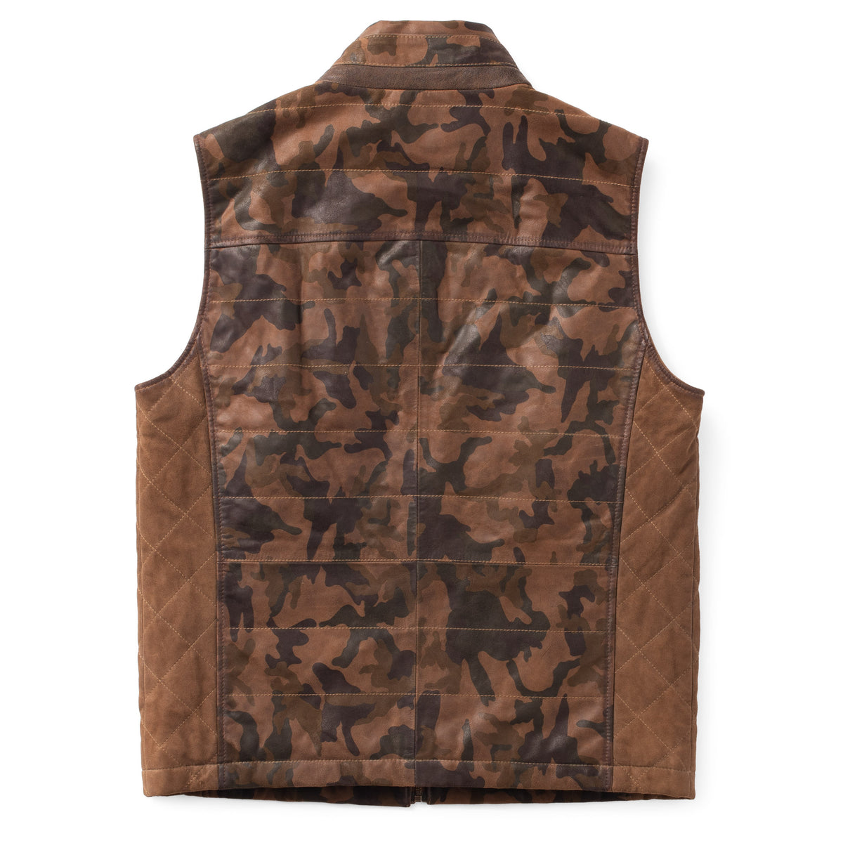 Ranger Waxed Goat Suede Leather Camo Vest