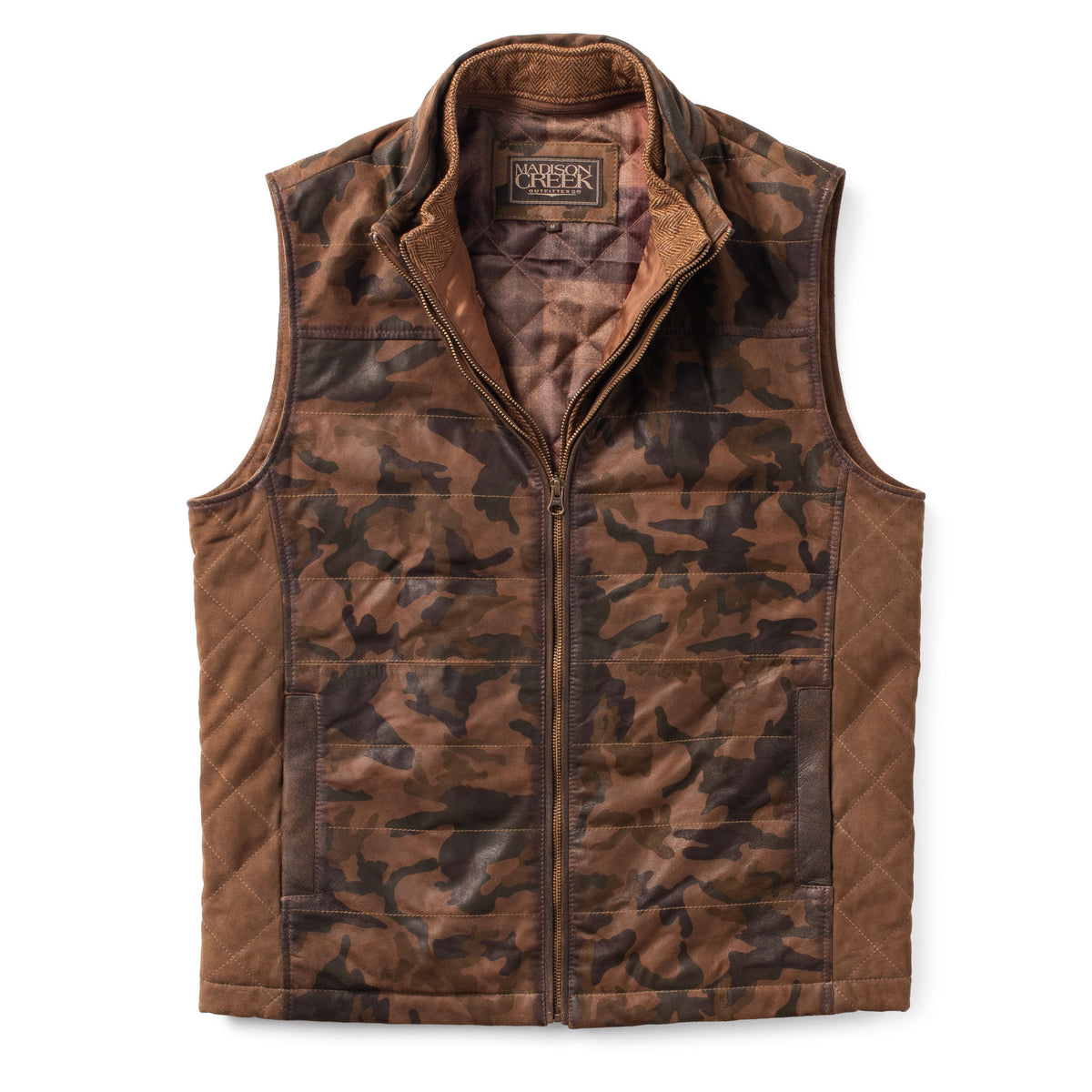 Ranger Waxed Goat Suede Leather Camo Vest