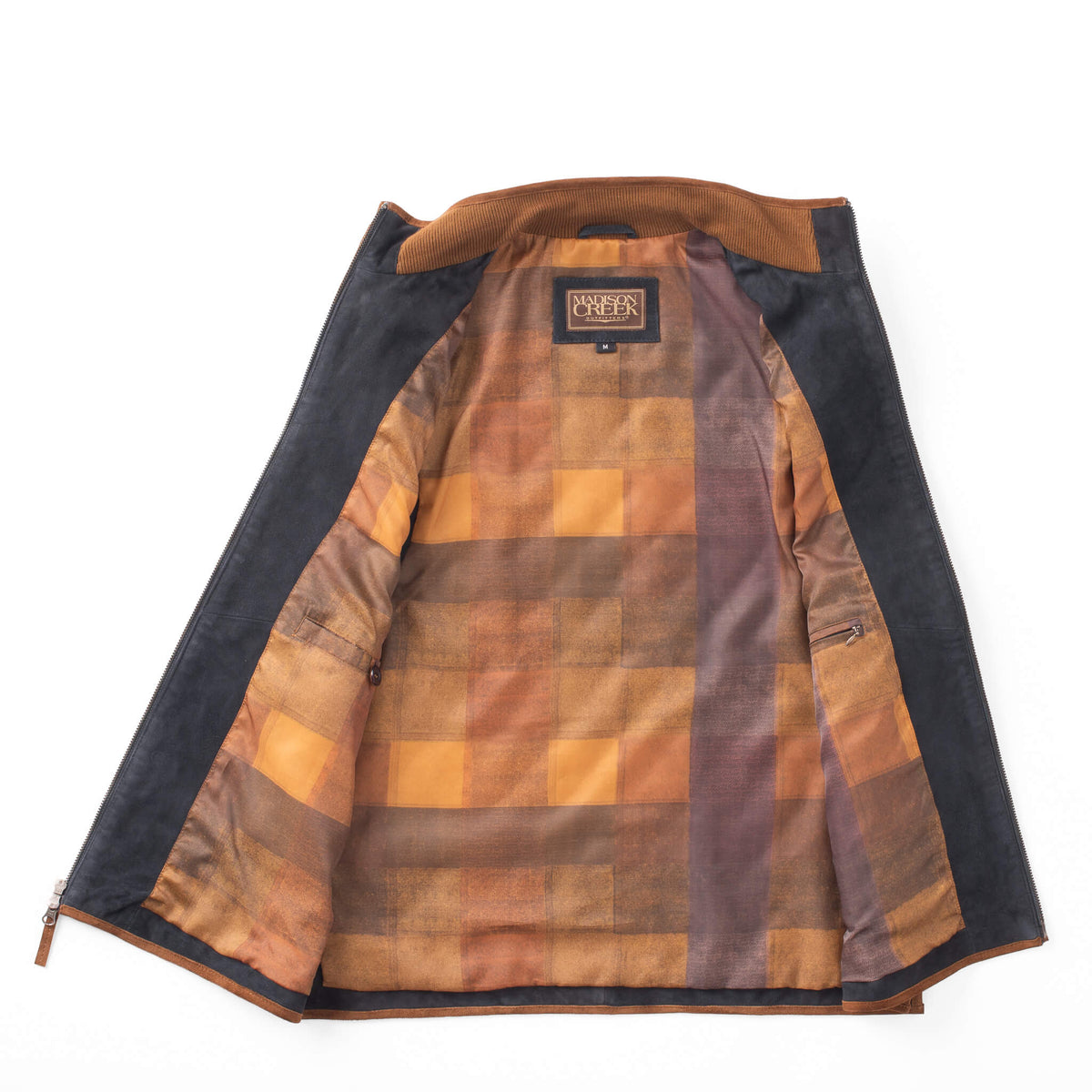 Ridgeland Quilted Goat Suede Leather Vest - Dark Navy