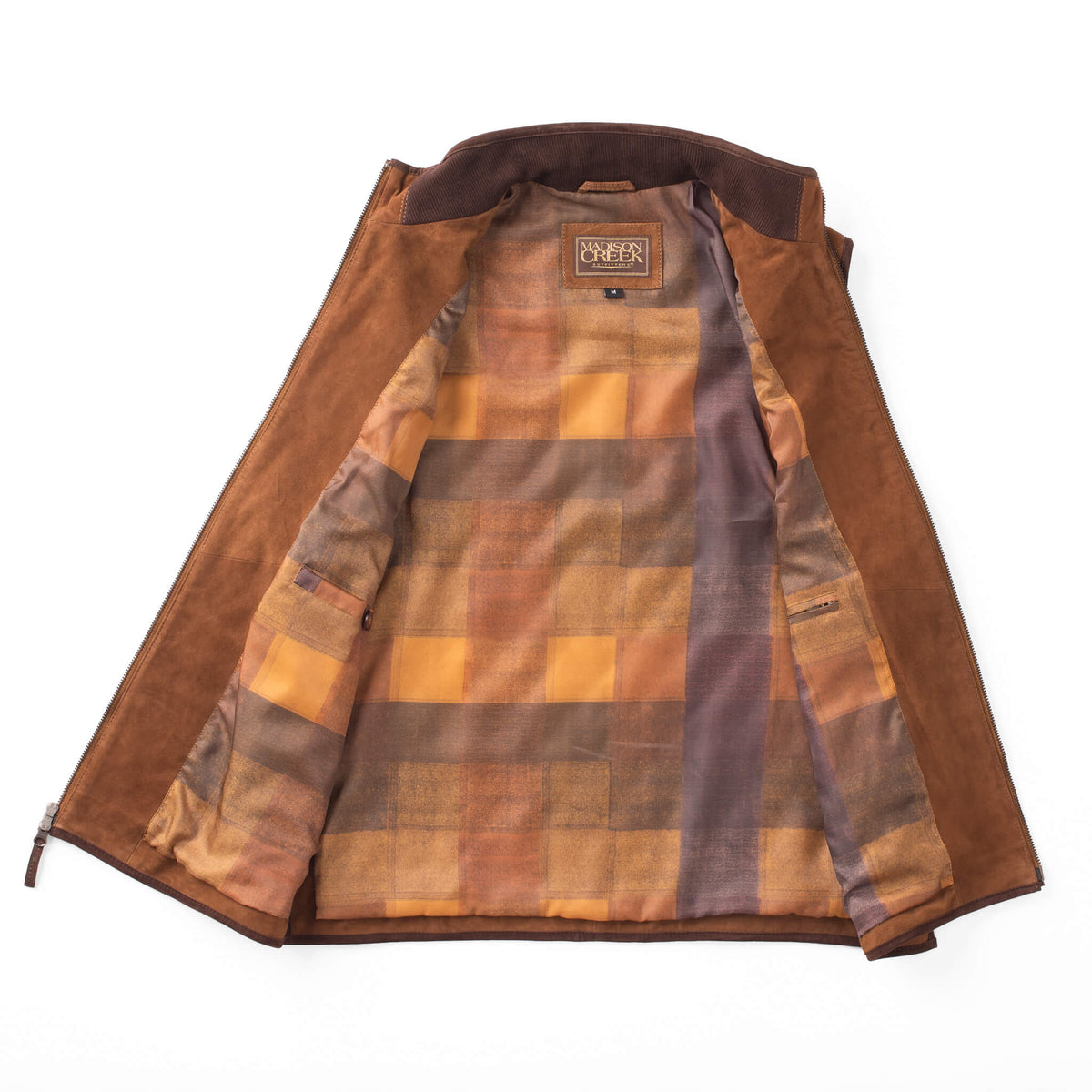 Ridgeland Quilted Goat Suede Leather Vest - Whiskey