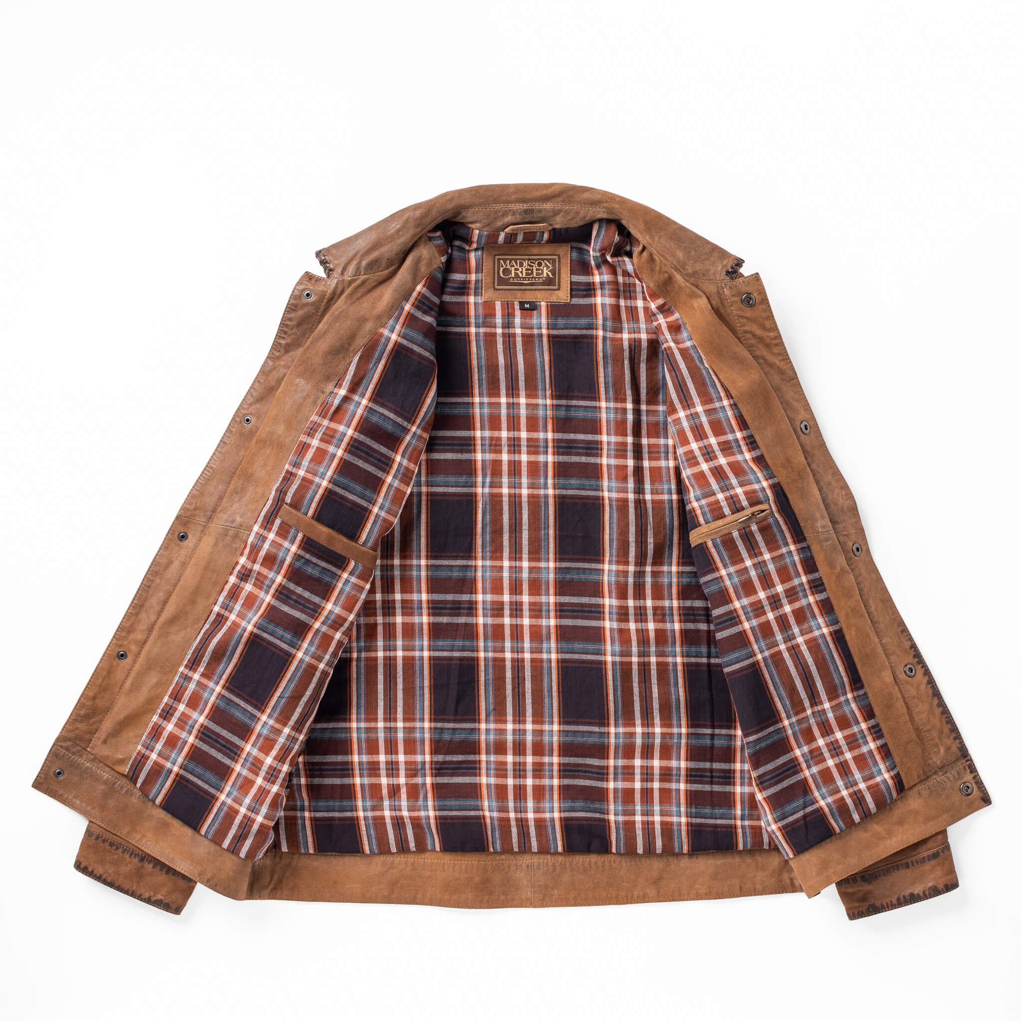 Madison Creek Outfitters Lea Leather Fringe Jacket XL