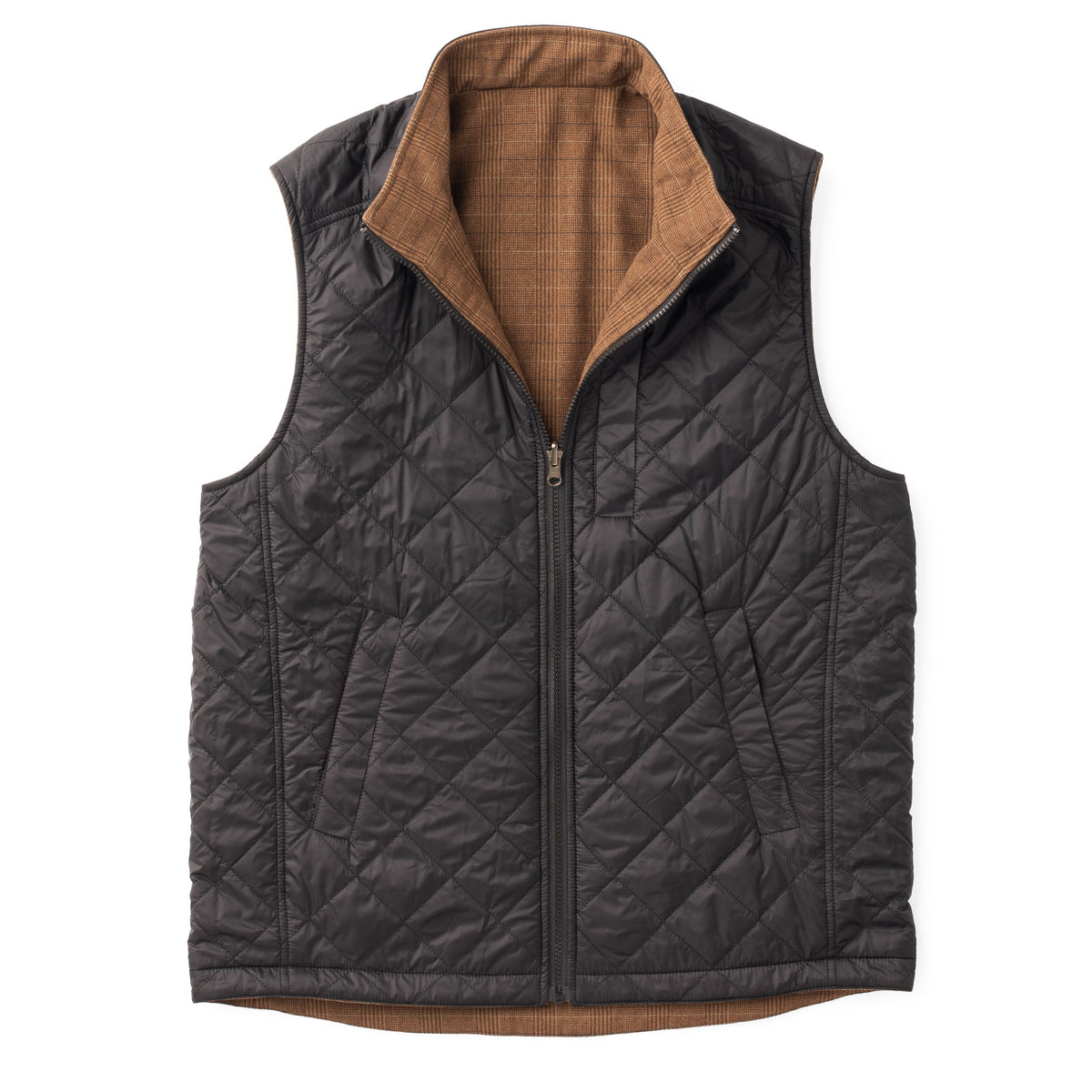 Sautee Nylon &amp; Wool Reversible Vest