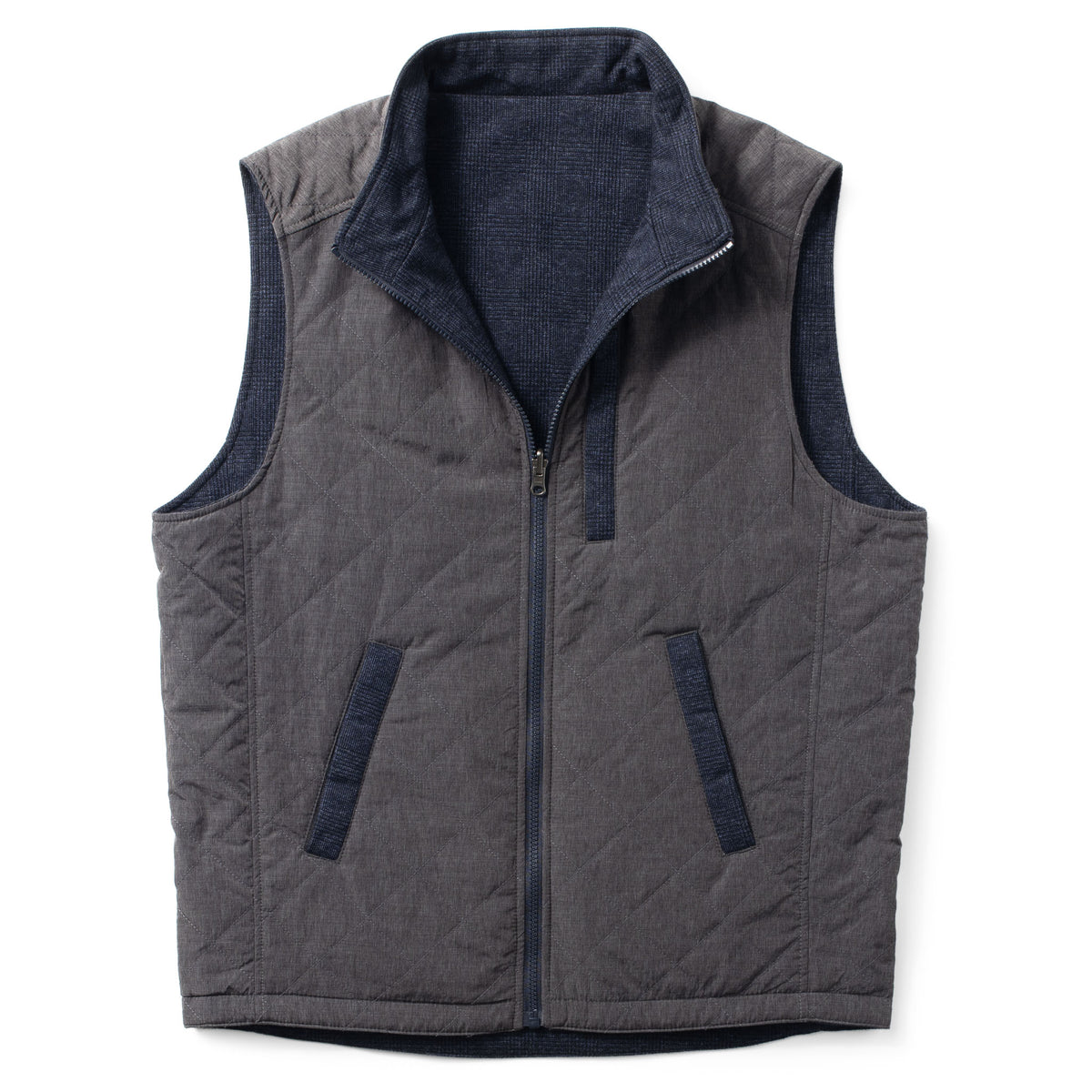 Sautee Nylon &amp; Wool Reversible Vest