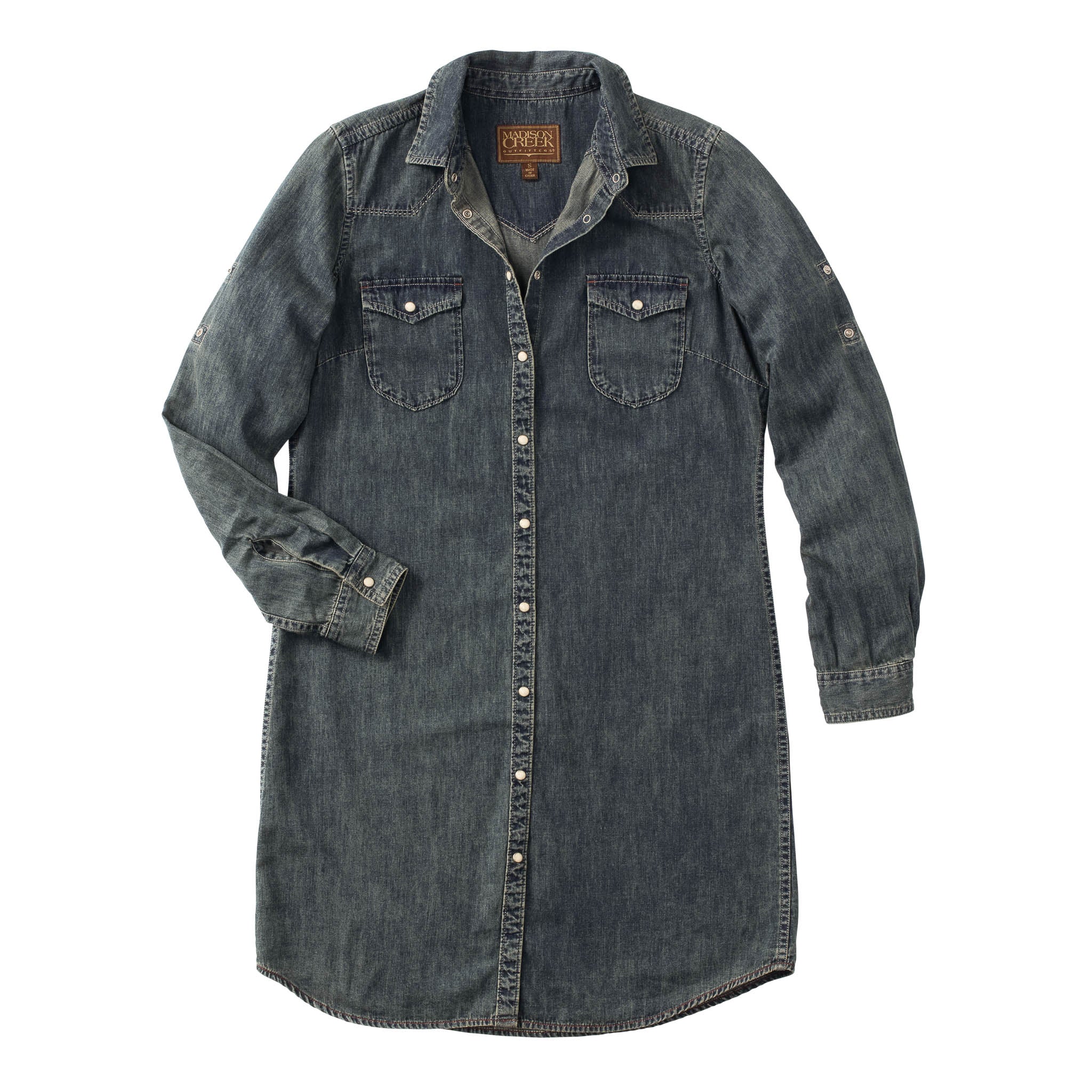 Savannah Denim Shirt Dress Black Denim / M Savannah Denim Shirt Dress Black Denim / M