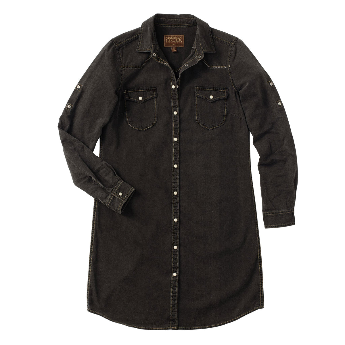 Savannah Denim Shirt Dress - Indigo Denim