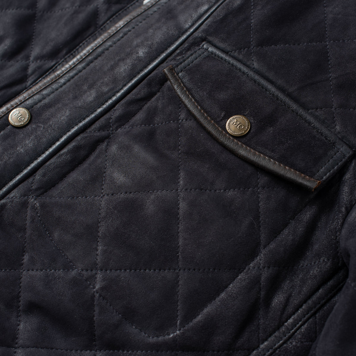 Sedona Waxed Goat Suede Leather Jacket