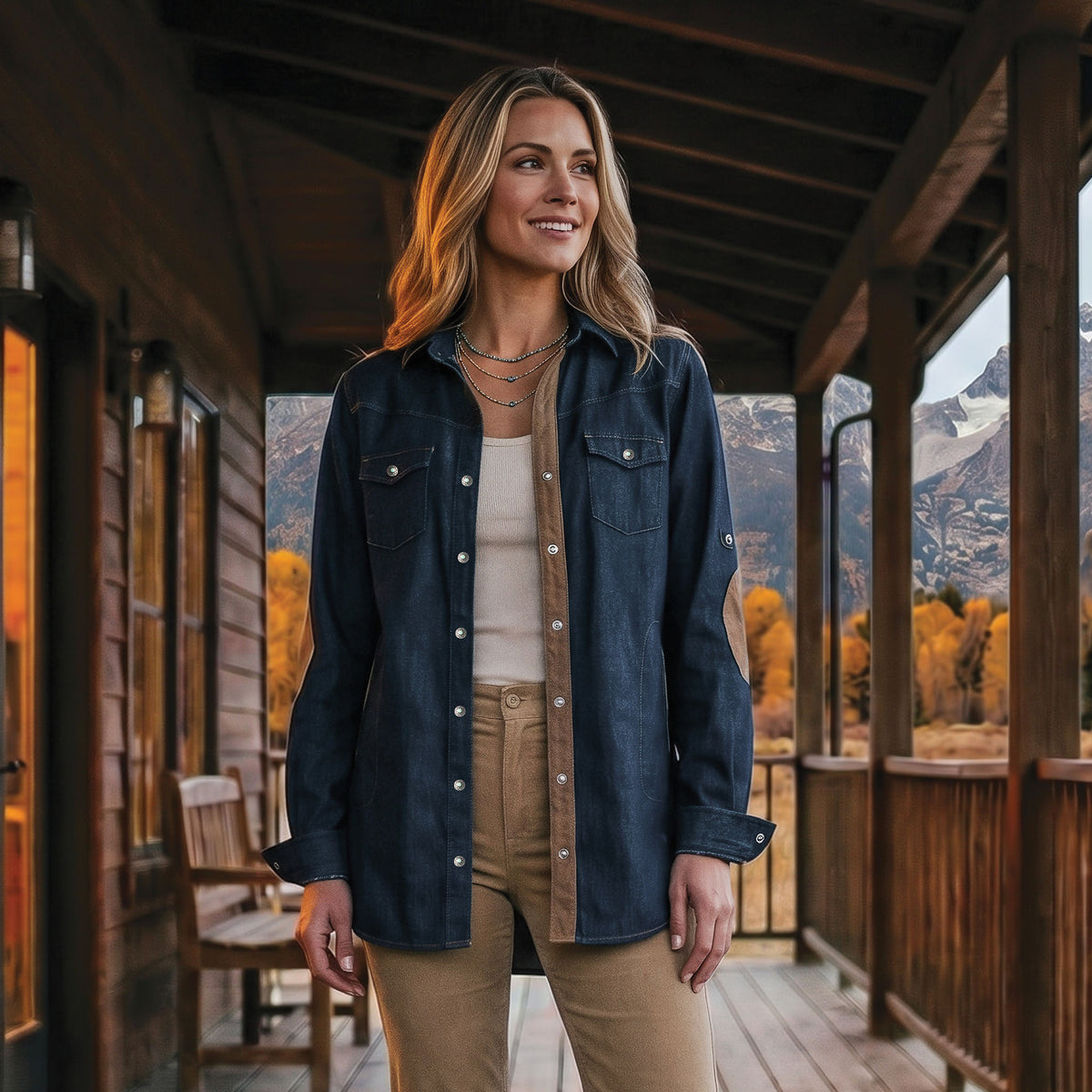 Shaley Denim Shirt Jacket