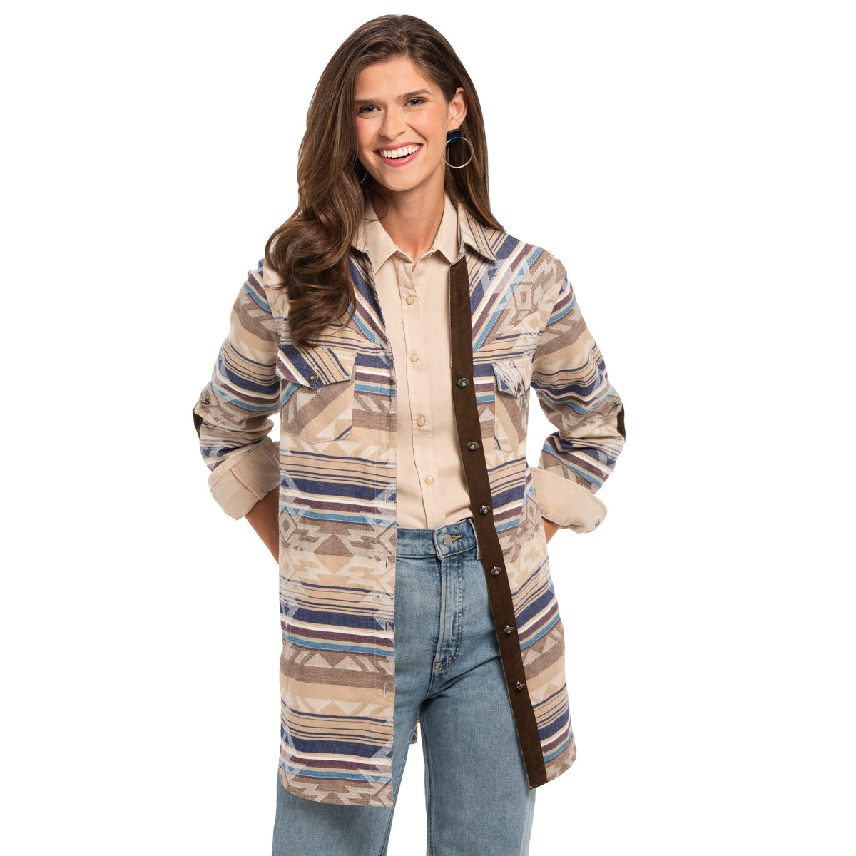 Shaley Aztec Shirt Jacket