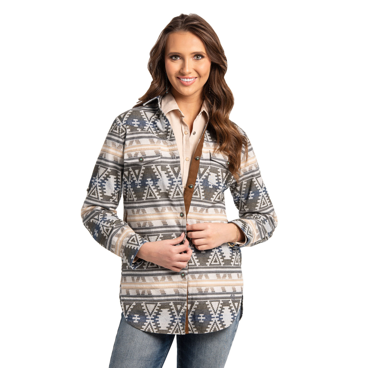 Shaley Aztec Shirt Jacket