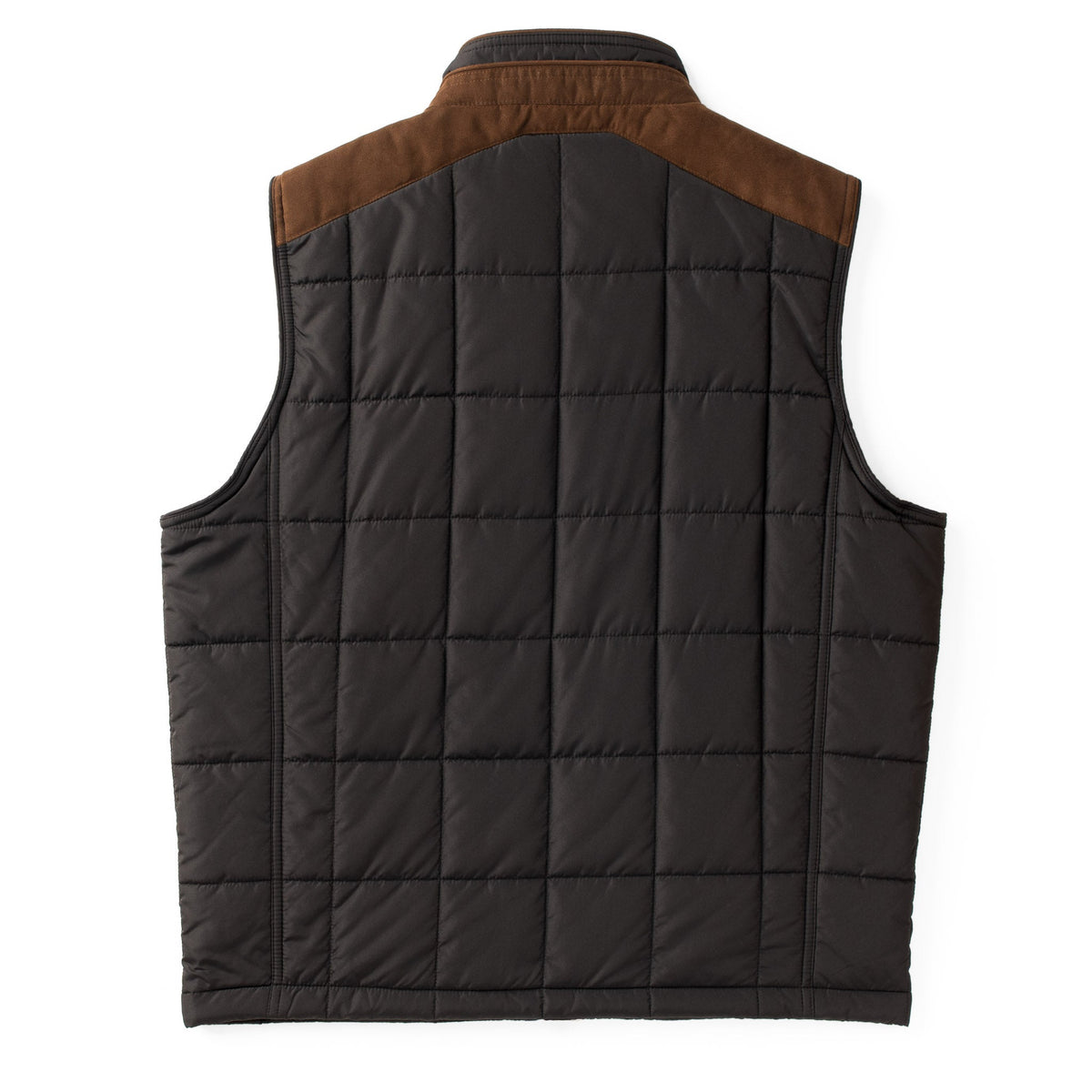 Shelby Lightweight Nylon Quilted Vest - Black