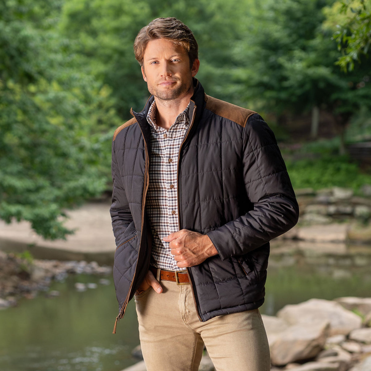 Shelby Lightweight Quilted Nylon Jacket - Loden