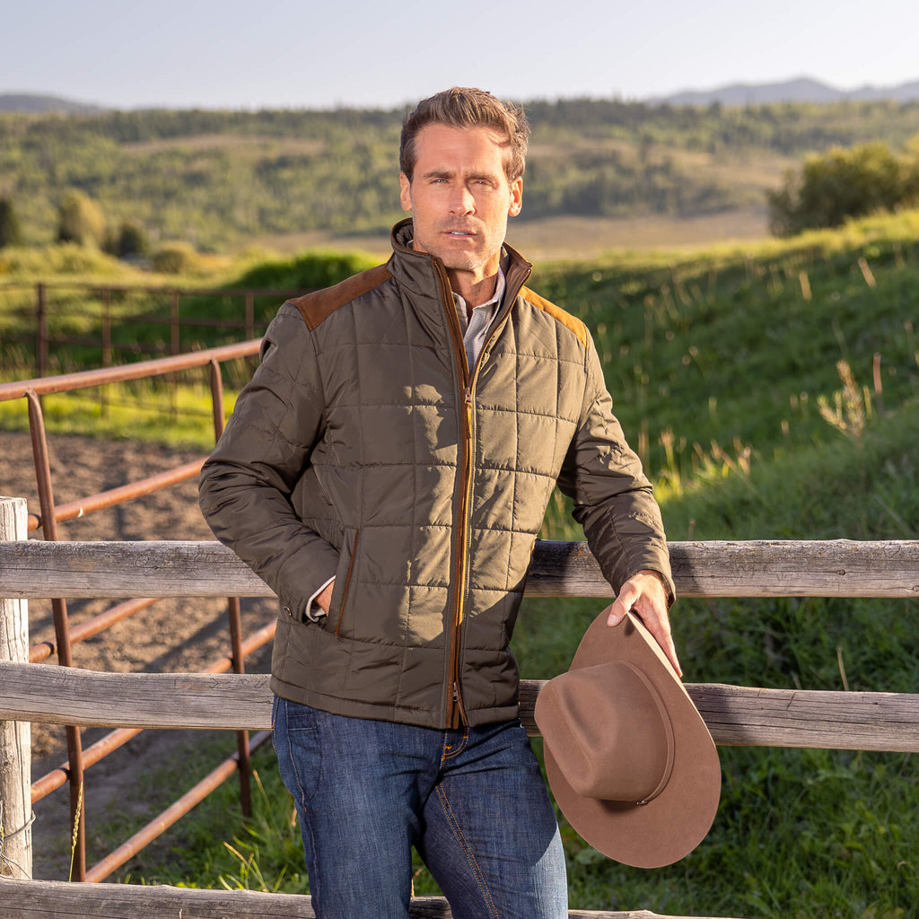 Shelby Lightweight Quilted Nylon Jacket - Loden - Madison Creek